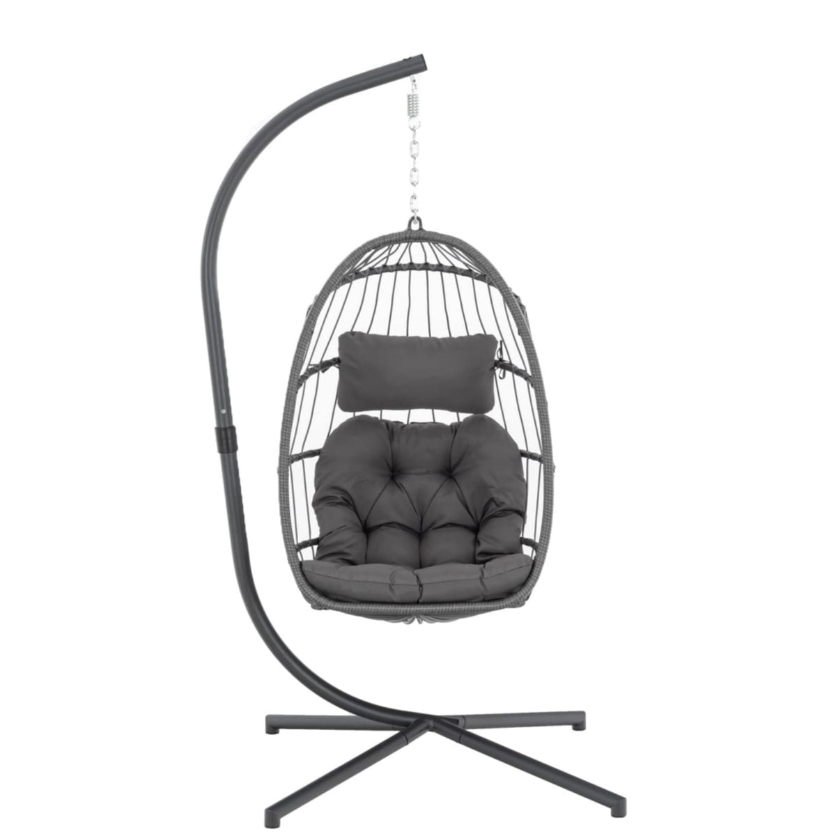Outdoor Hammock Egg Hanging Chair with Cushion