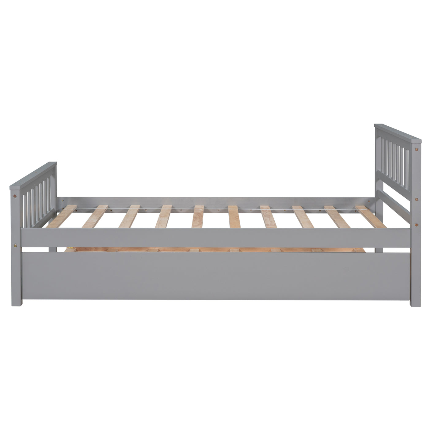 Twin Platform Bed with Trundle