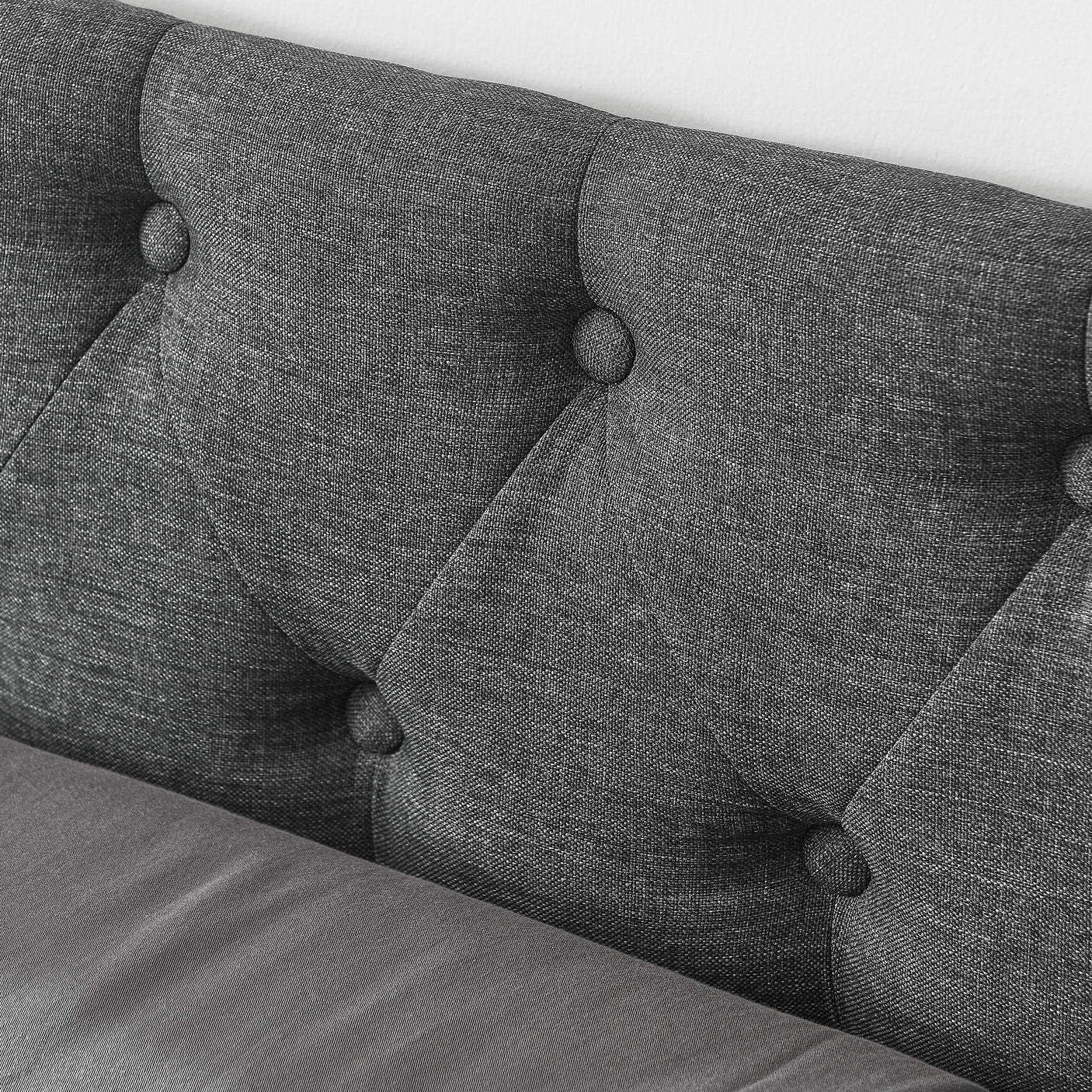 Modern Linen Upholstered Daybed with Double Drawers