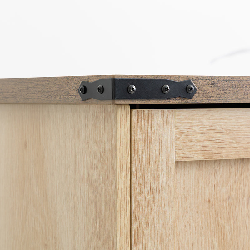 71" Modern Wooden Armoire Wardrobe Closet with Drawers & Shelves