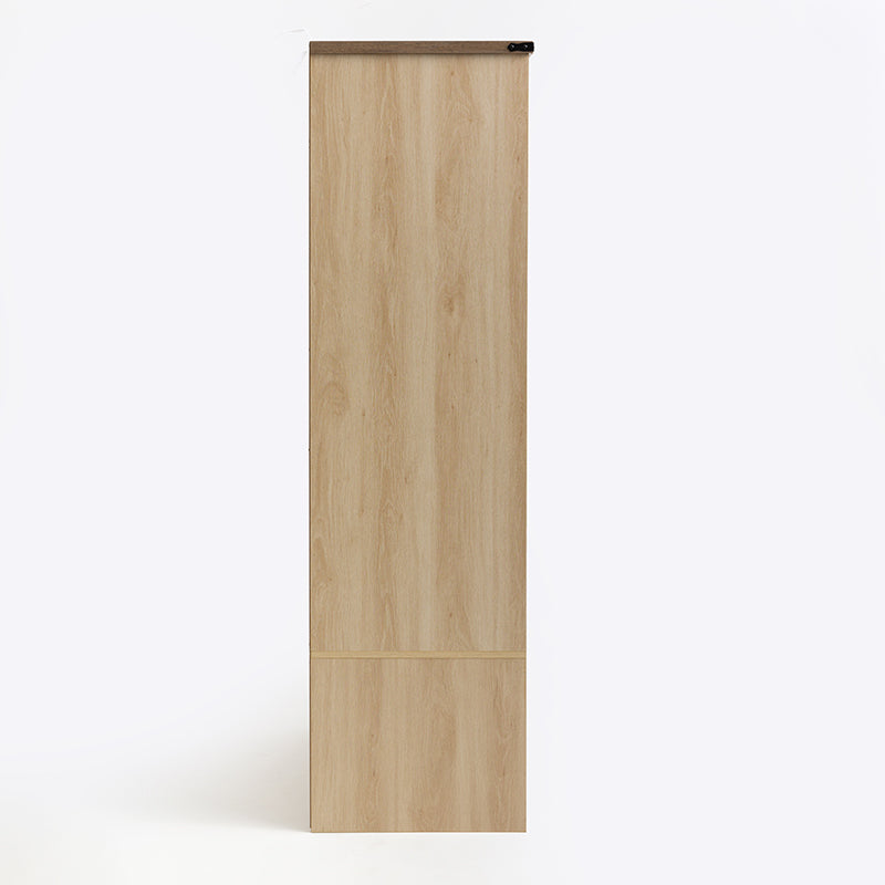 71" Modern Wooden Armoire Wardrobe Closet with Drawers & Shelves