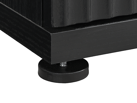 4 Doors Accent Fluted Sideboard Buffet Storage Cabinet