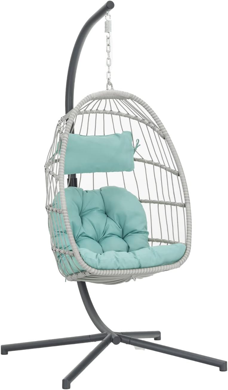 Outdoor Hammock Egg Hanging Chair with Cushion
