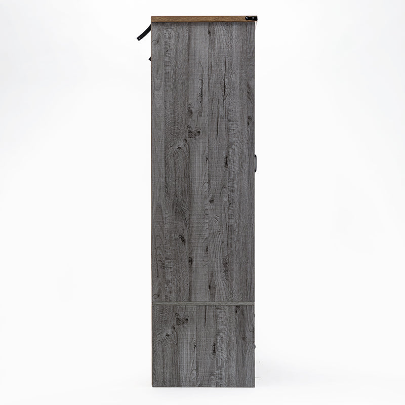 71" Modern Wooden Armoire Wardrobe Closet with Drawers & Shelves