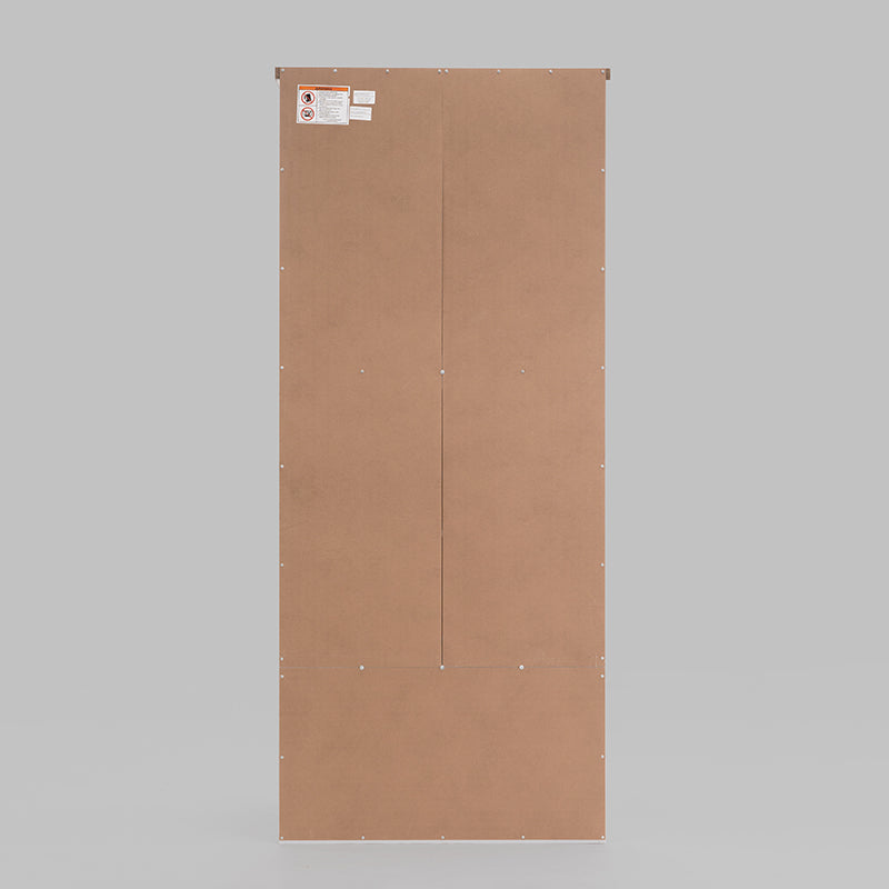 71" Modern Wooden Armoire Wardrobe Closet with Drawers & Shelves