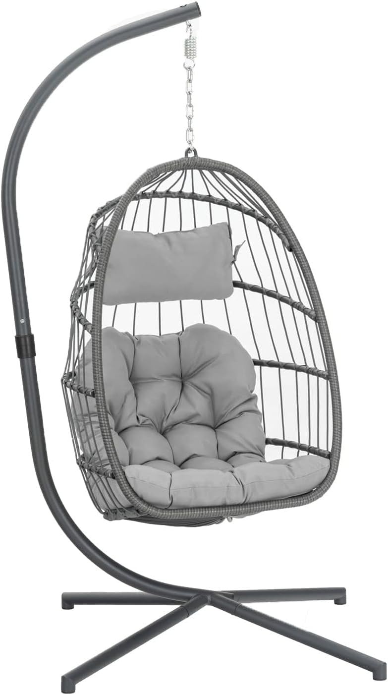 Outdoor Hammock Egg Hanging Chair with Cushion