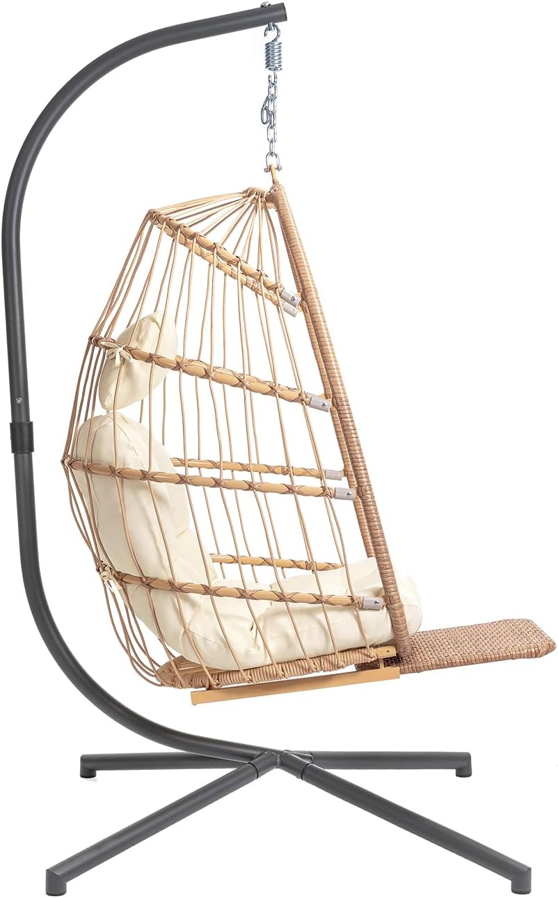 Outdoor Hammock Egg Hanging Chair with Cushion