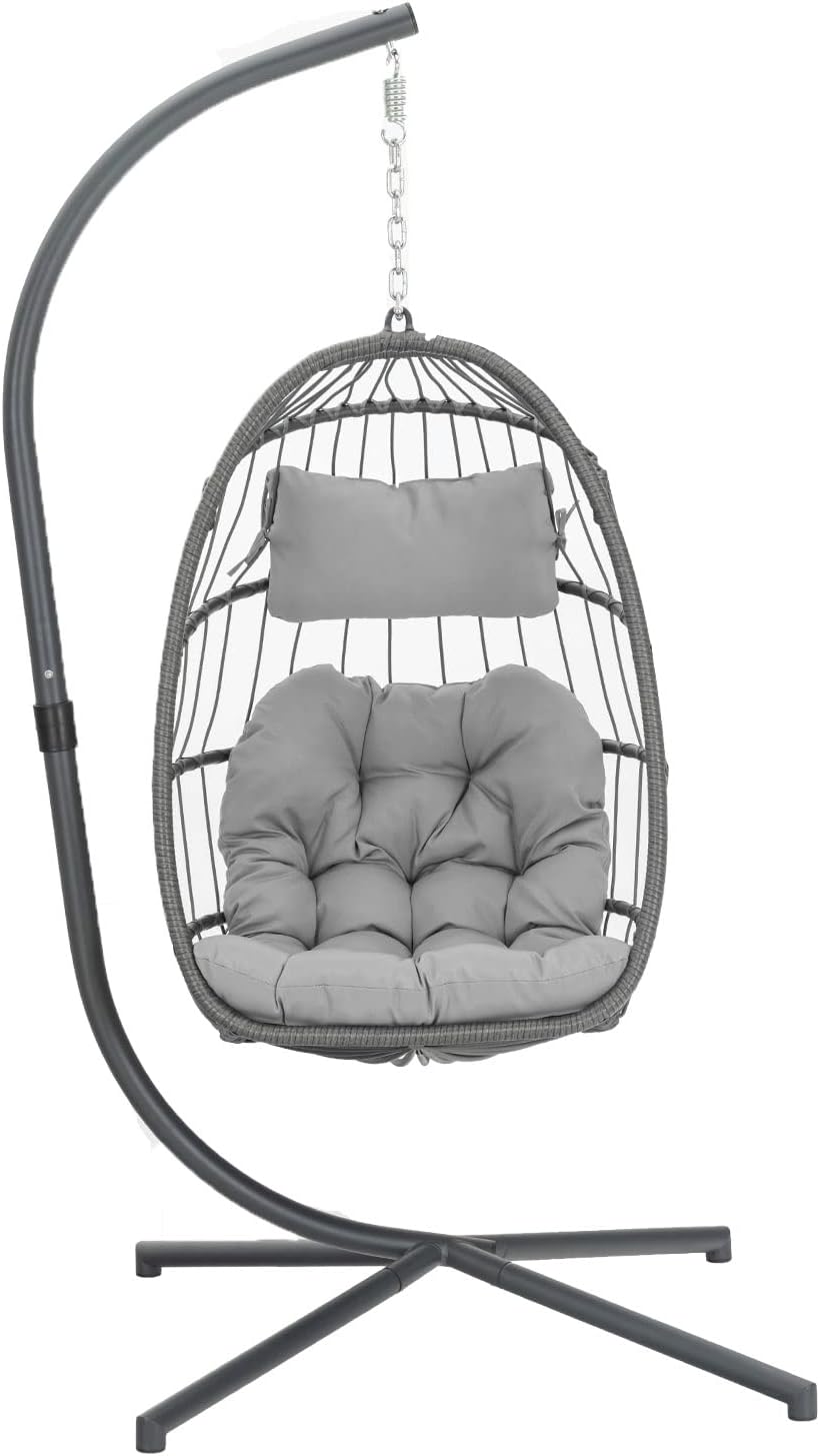Outdoor Hammock Egg Hanging Chair with Cushion