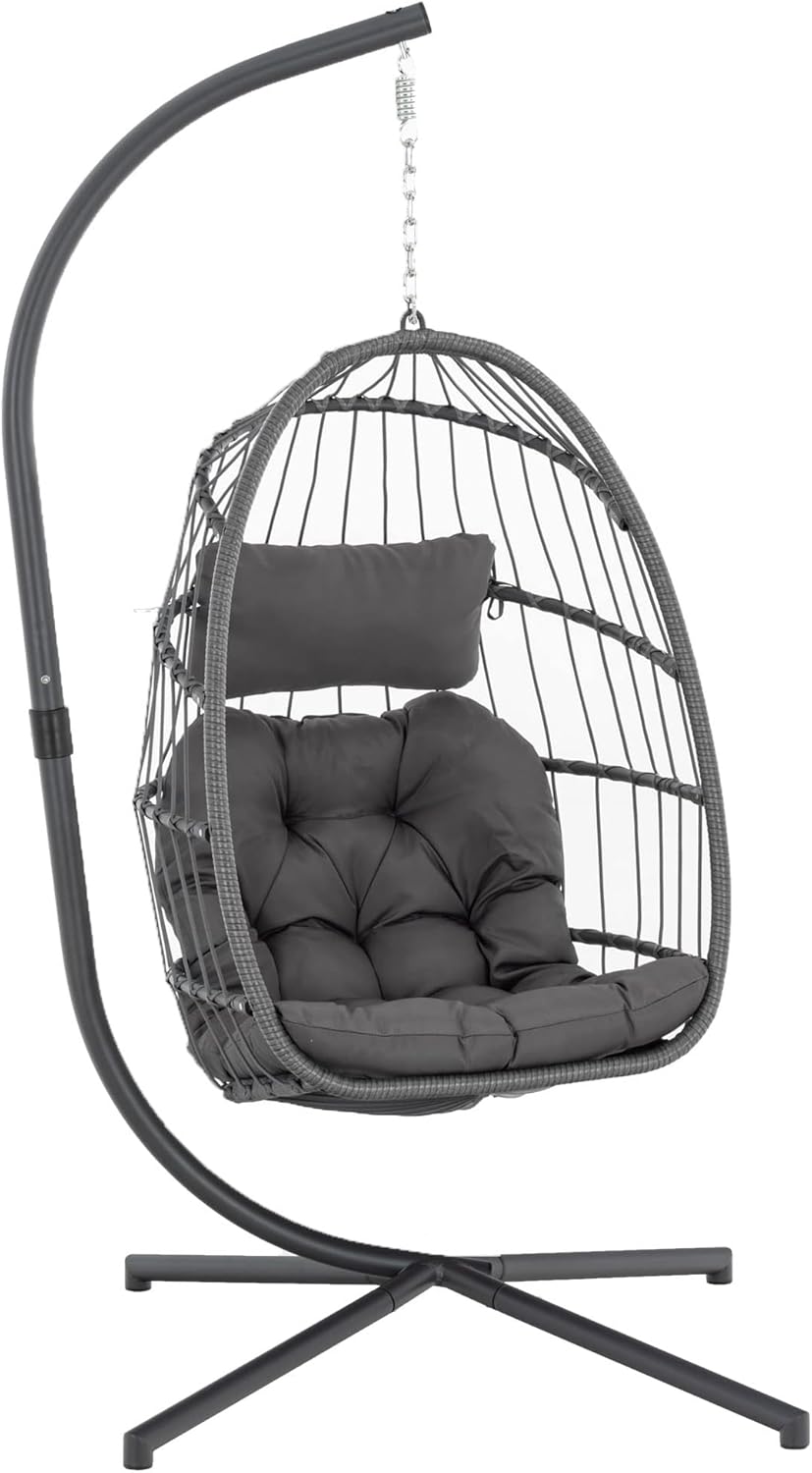 Outdoor Hammock Egg Hanging Chair with Cushion