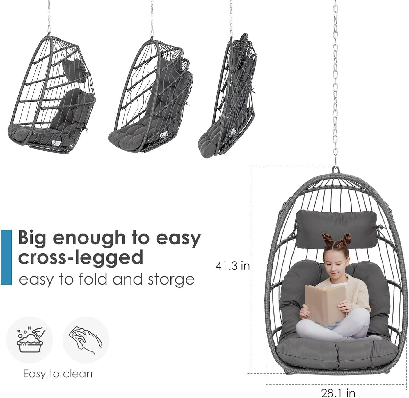 Hanging Egg Chair Outdoor Without Stand Indoor