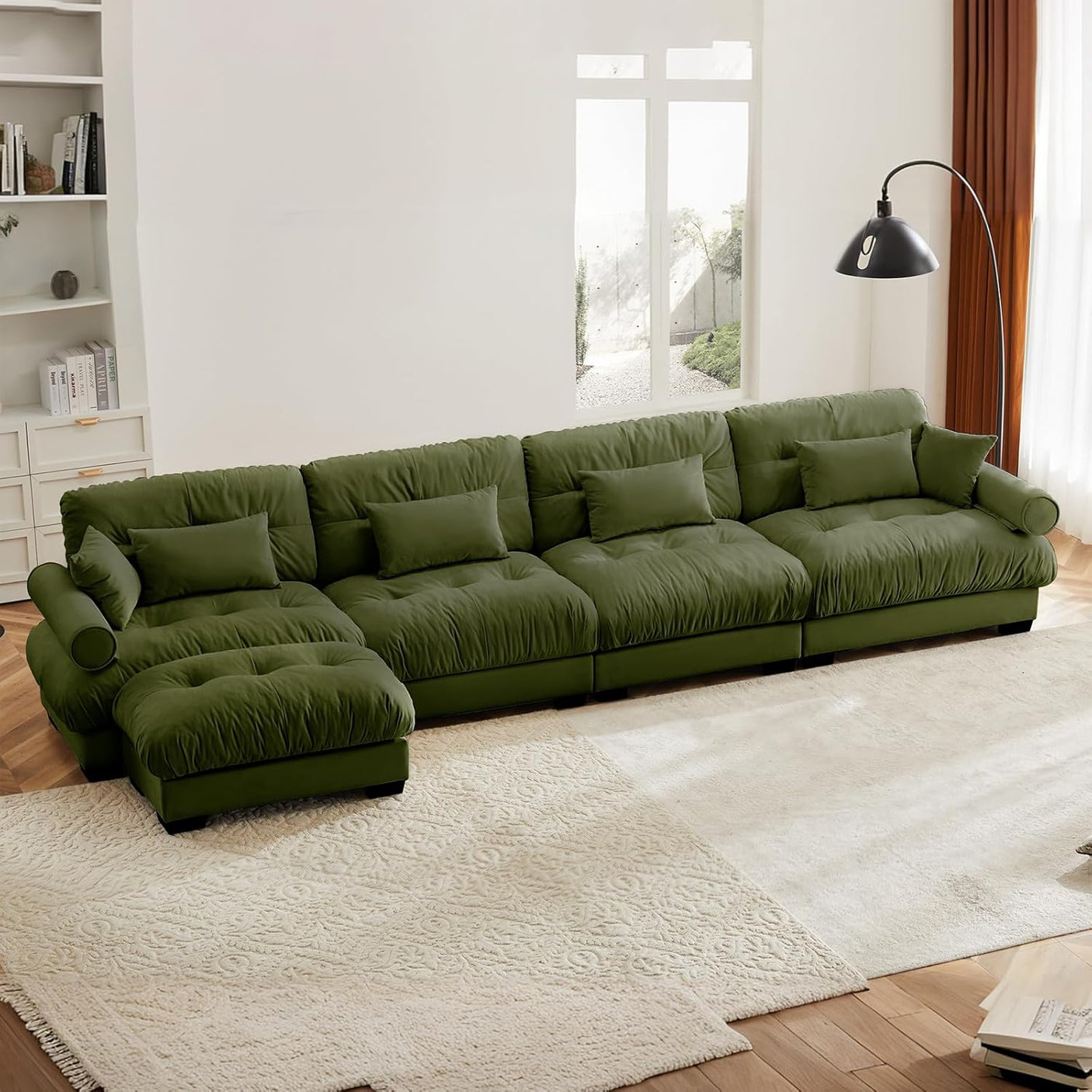 Cloud Sofa - Modular Sectional Couch with Plush Velvet & Deep Seats