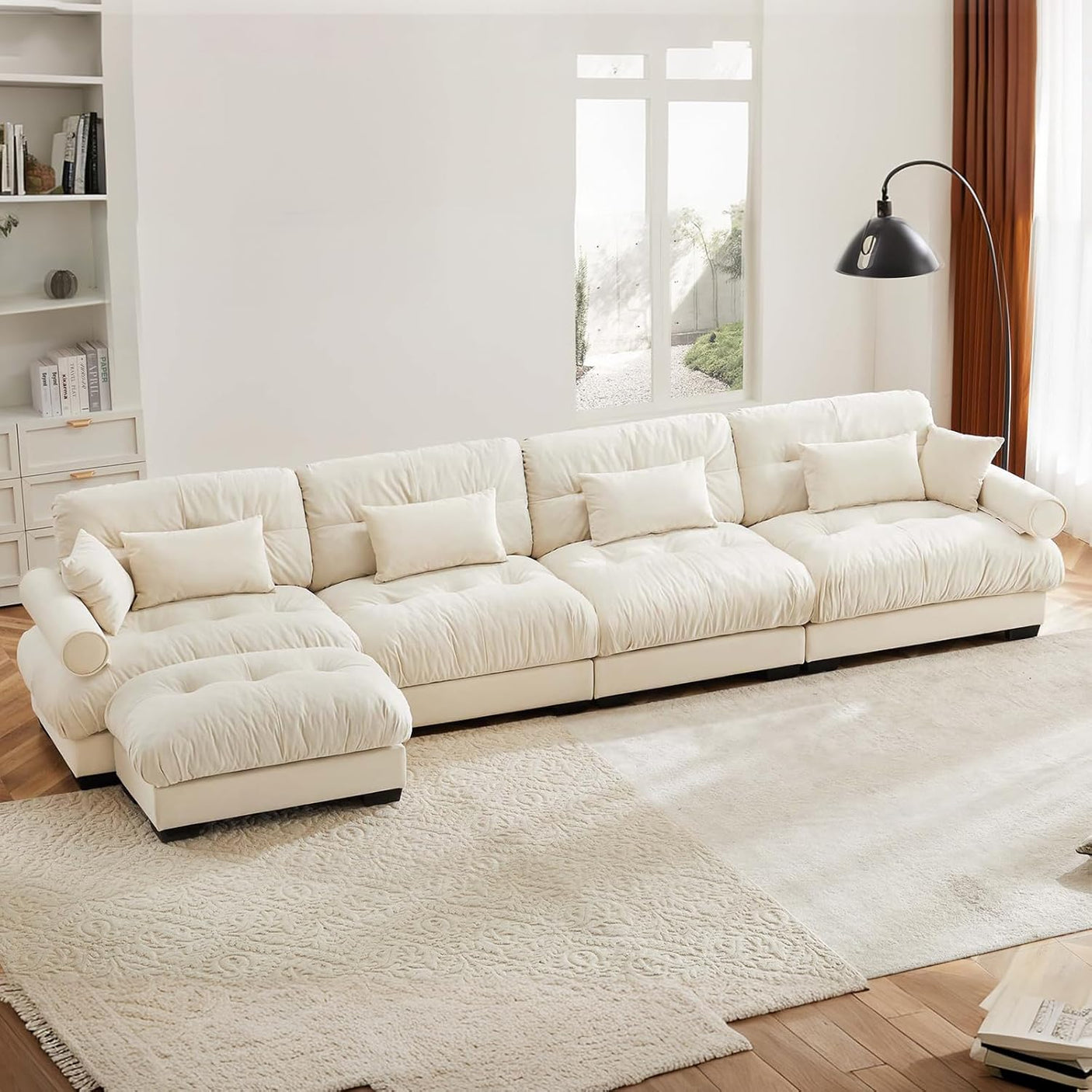 Cloud Sofa - Modular Sectional Couch with Plush Velvet & Deep Seats