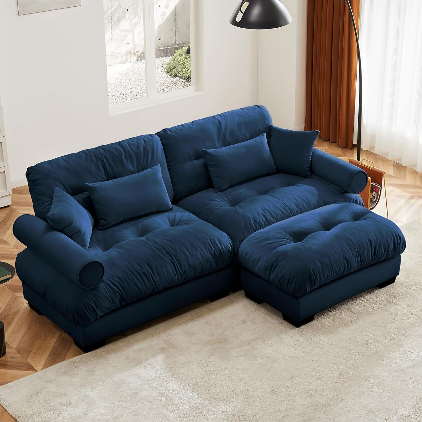 Cloud Sofa - Modular Sectional Couch with Plush Velvet & Deep Seats