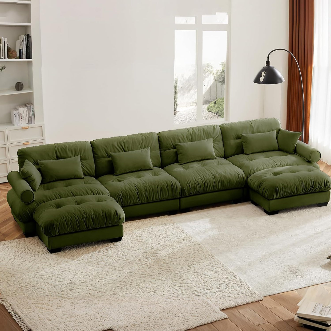 Cloud Sofa - Modular Sectional Couch with Plush Velvet & Deep Seats