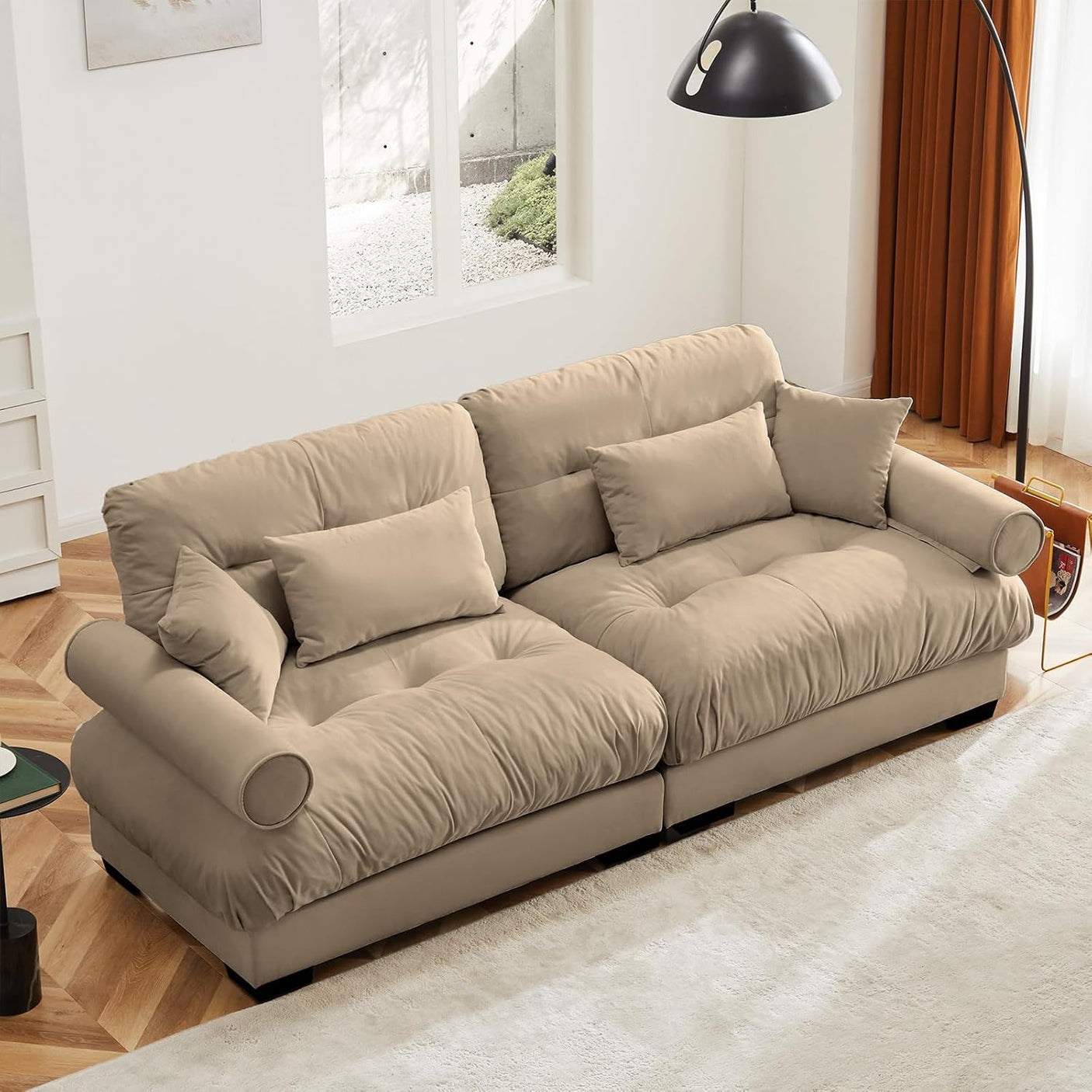 Cloud Sofa - Modular Sectional Couch with Plush Velvet & Deep Seats