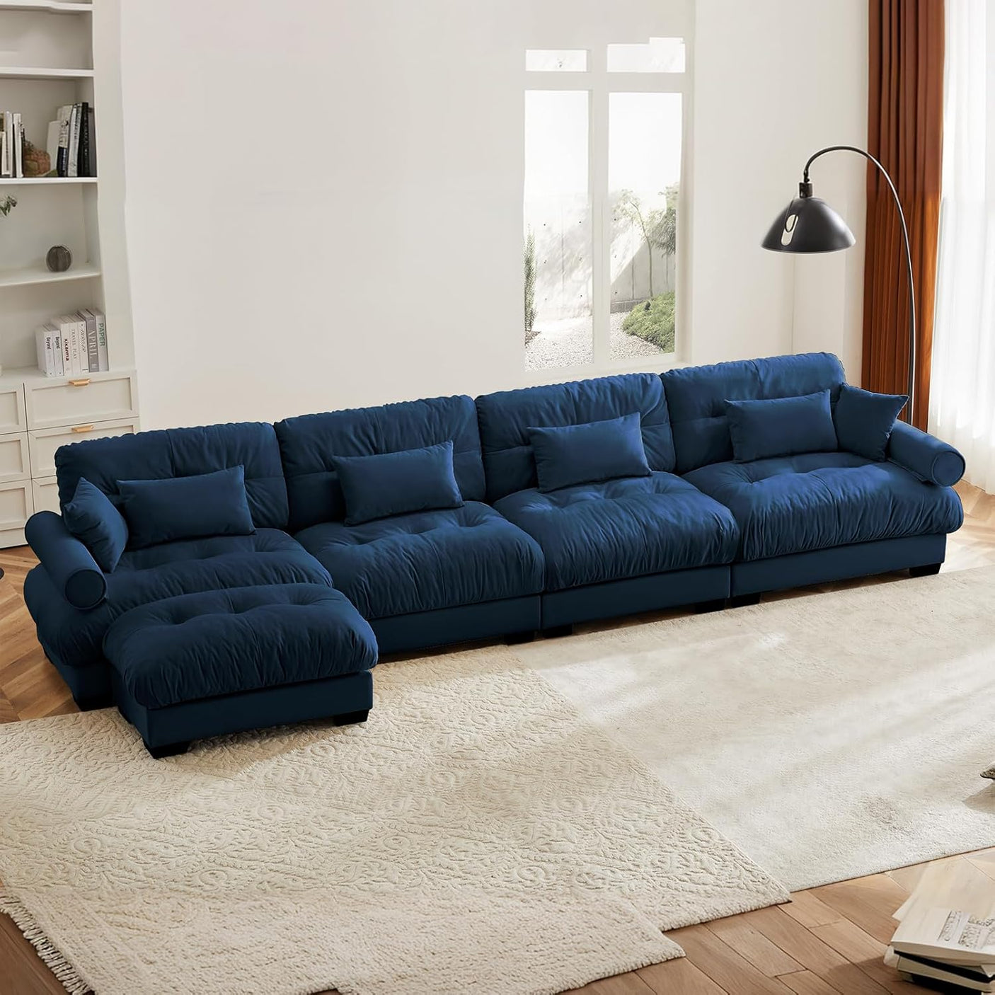 Cloud Sofa - Modular Sectional Couch with Plush Velvet & Deep Seats
