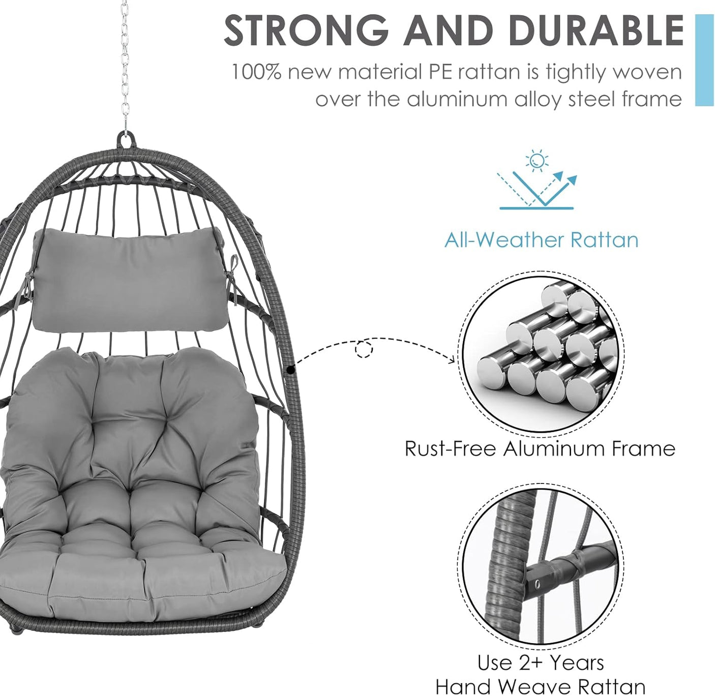 Hanging Egg Chair Outdoor Without Stand Indoor