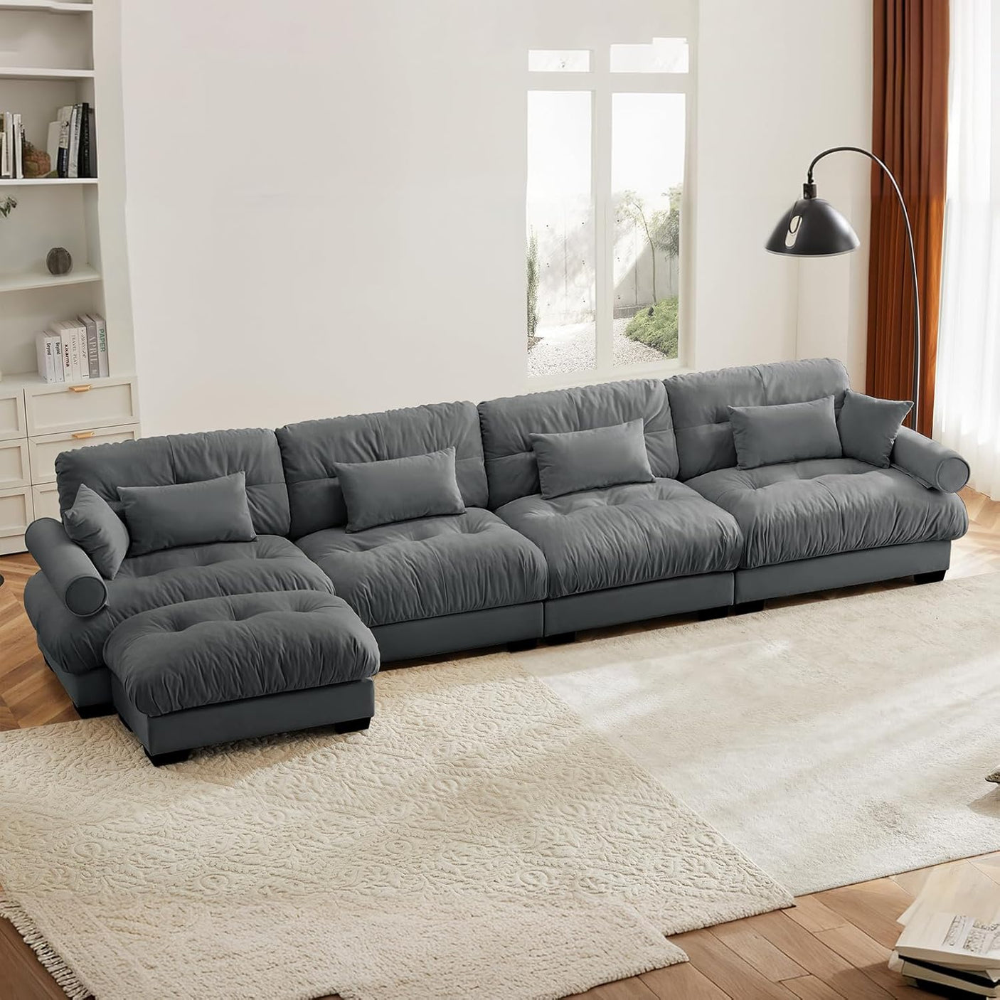 Cloud Sofa - Modular Sectional Couch with Plush Velvet & Deep Seats