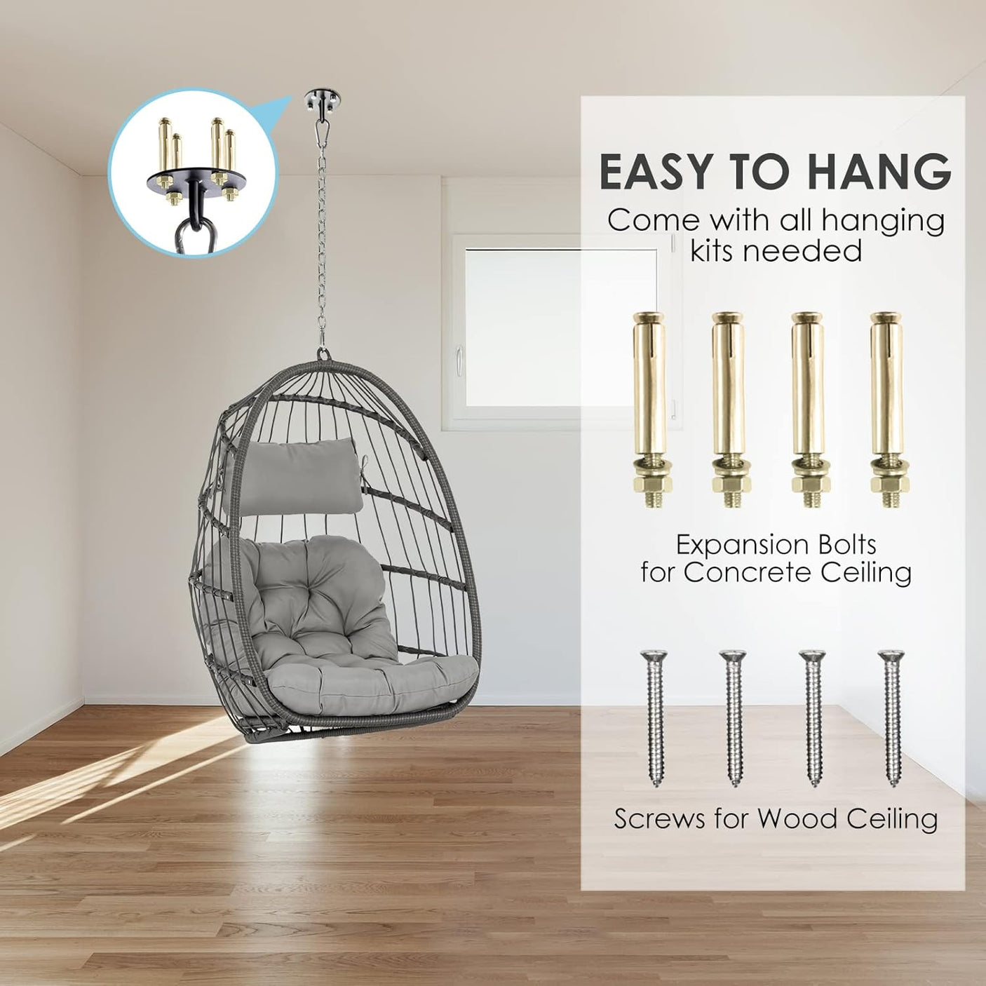 Hanging Egg Chair Outdoor Without Stand Indoor