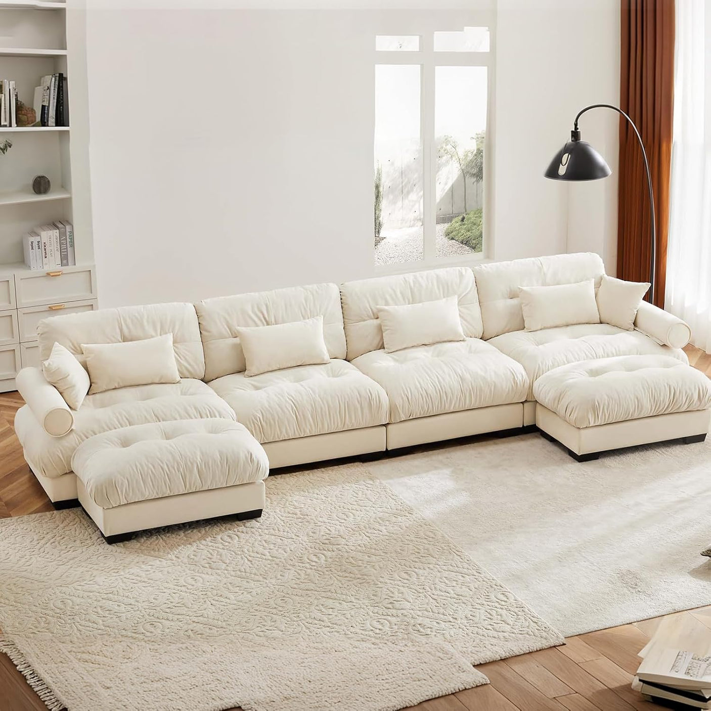 Cloud Sofa - Modular Sectional Couch with Plush Velvet & Deep Seats