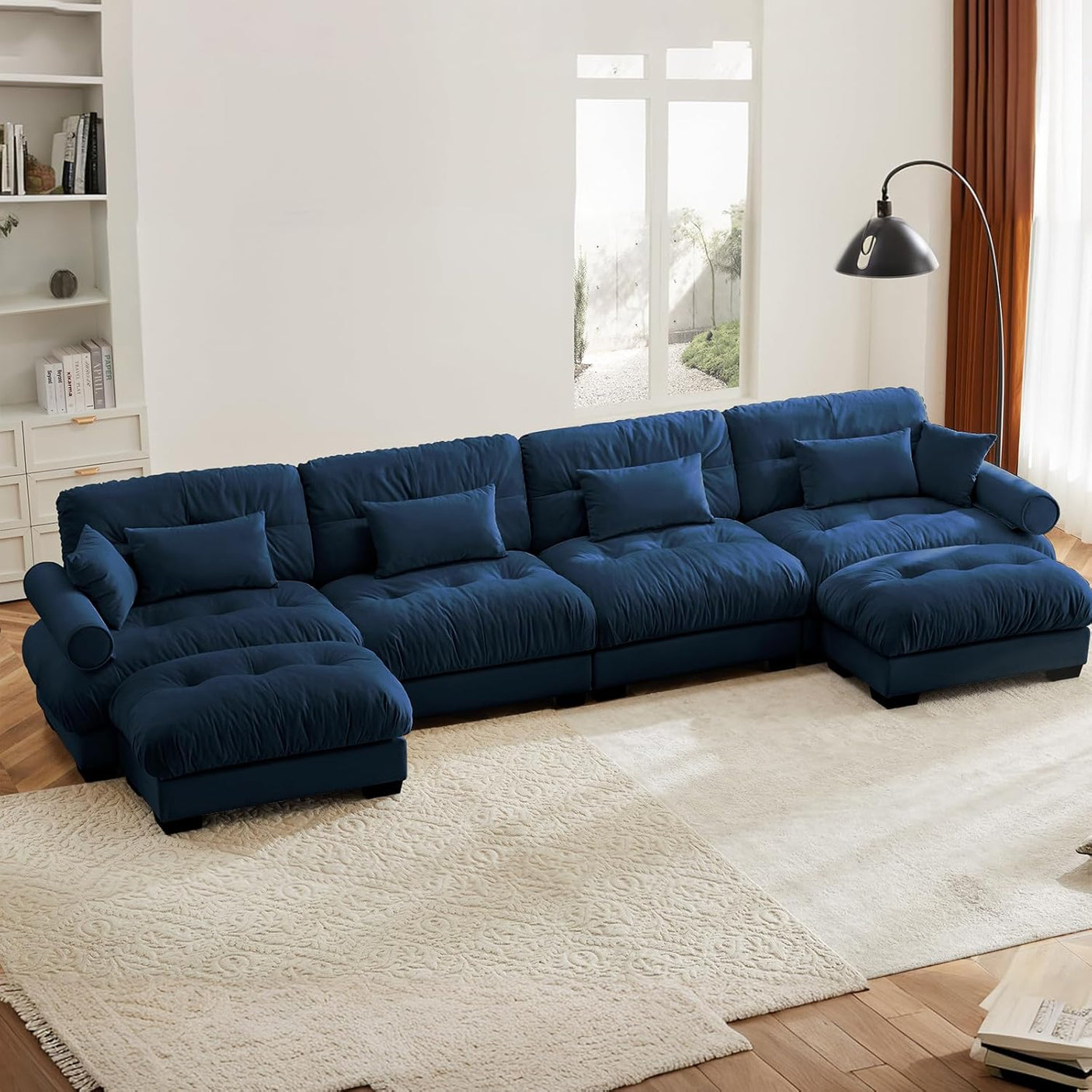 Cloud Sofa - Modular Sectional Couch with Plush Velvet & Deep Seats