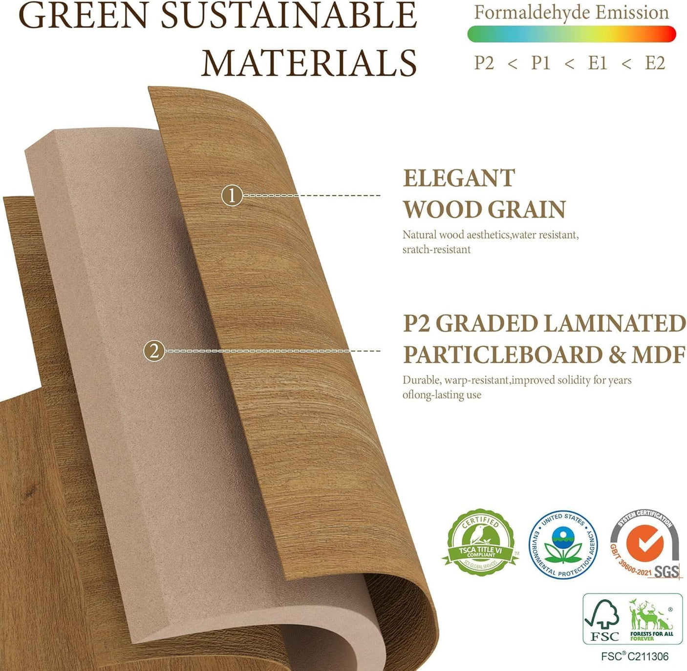 31.5" Modern Buffet Cabinet With Storage