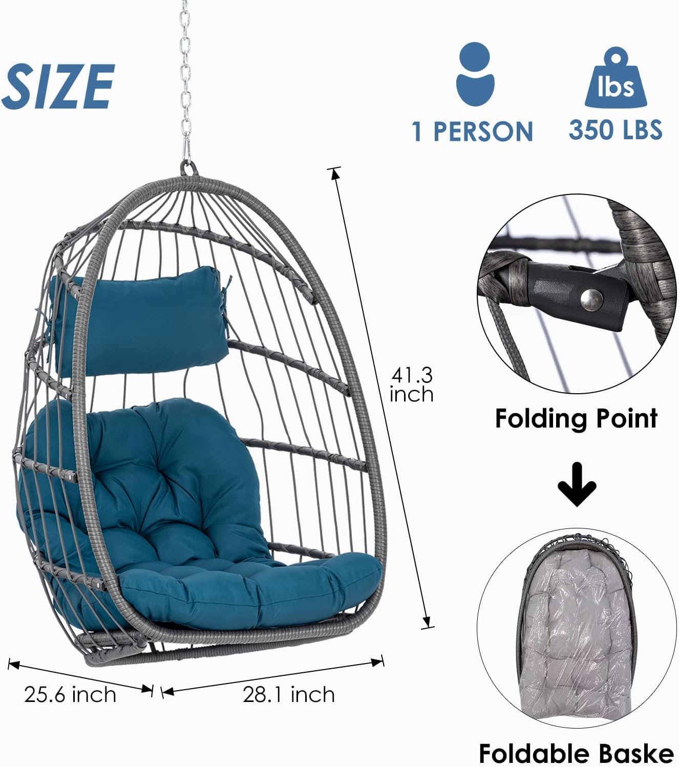 Hanging Egg Chair Outdoor Without Stand Indoor