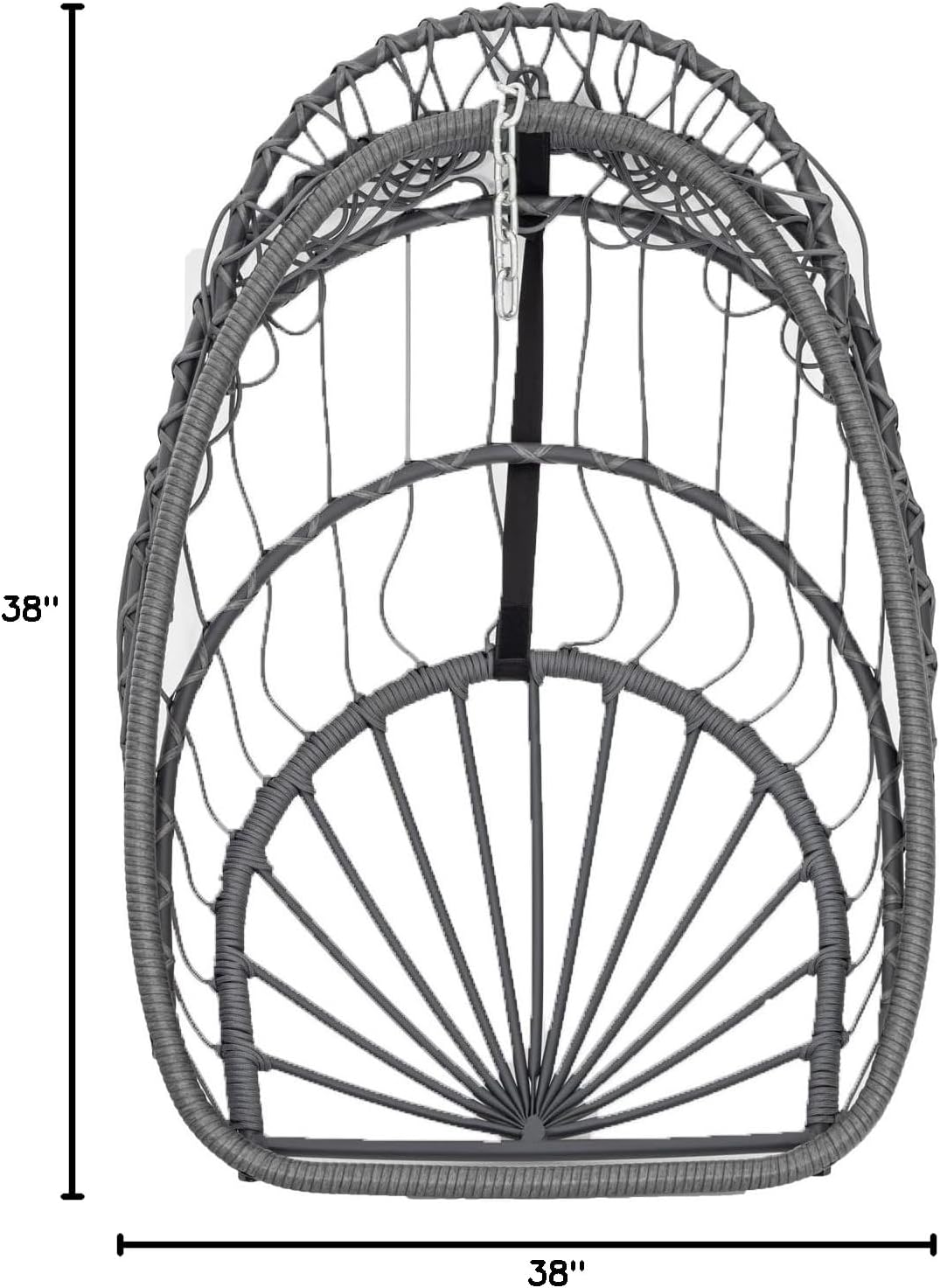 Outdoor Hammock Egg Hanging Chair with Cushion