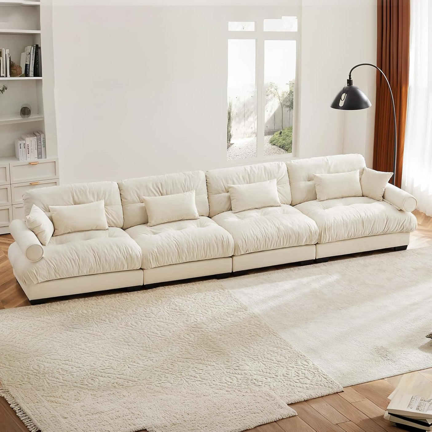 Cloud Sofa - Modular Sectional Couch with Plush Velvet & Deep Seats
