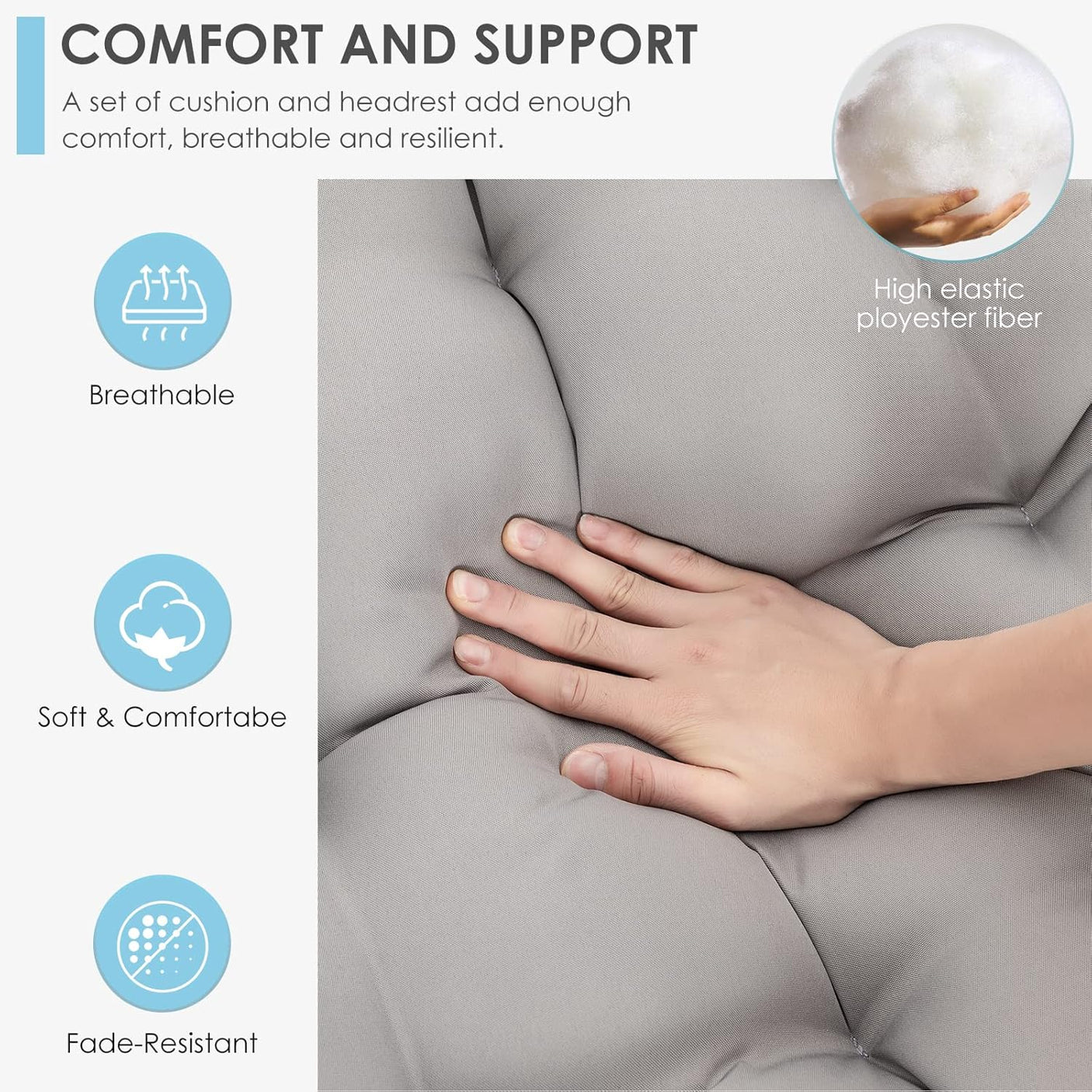 Outdoor Hammock Egg Hanging Chair with Cushion