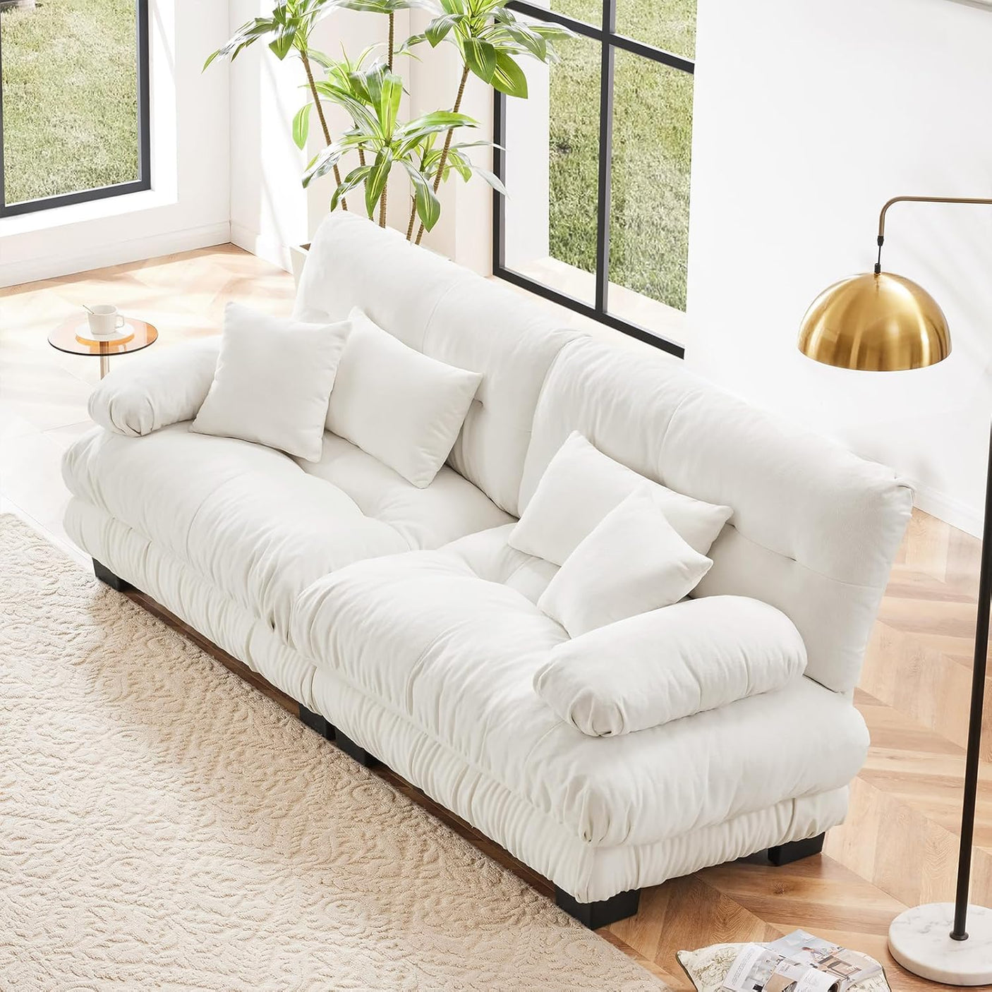 Cloud Sofa - Modular Sectional Couch with Plush Velvet & Deep Seats