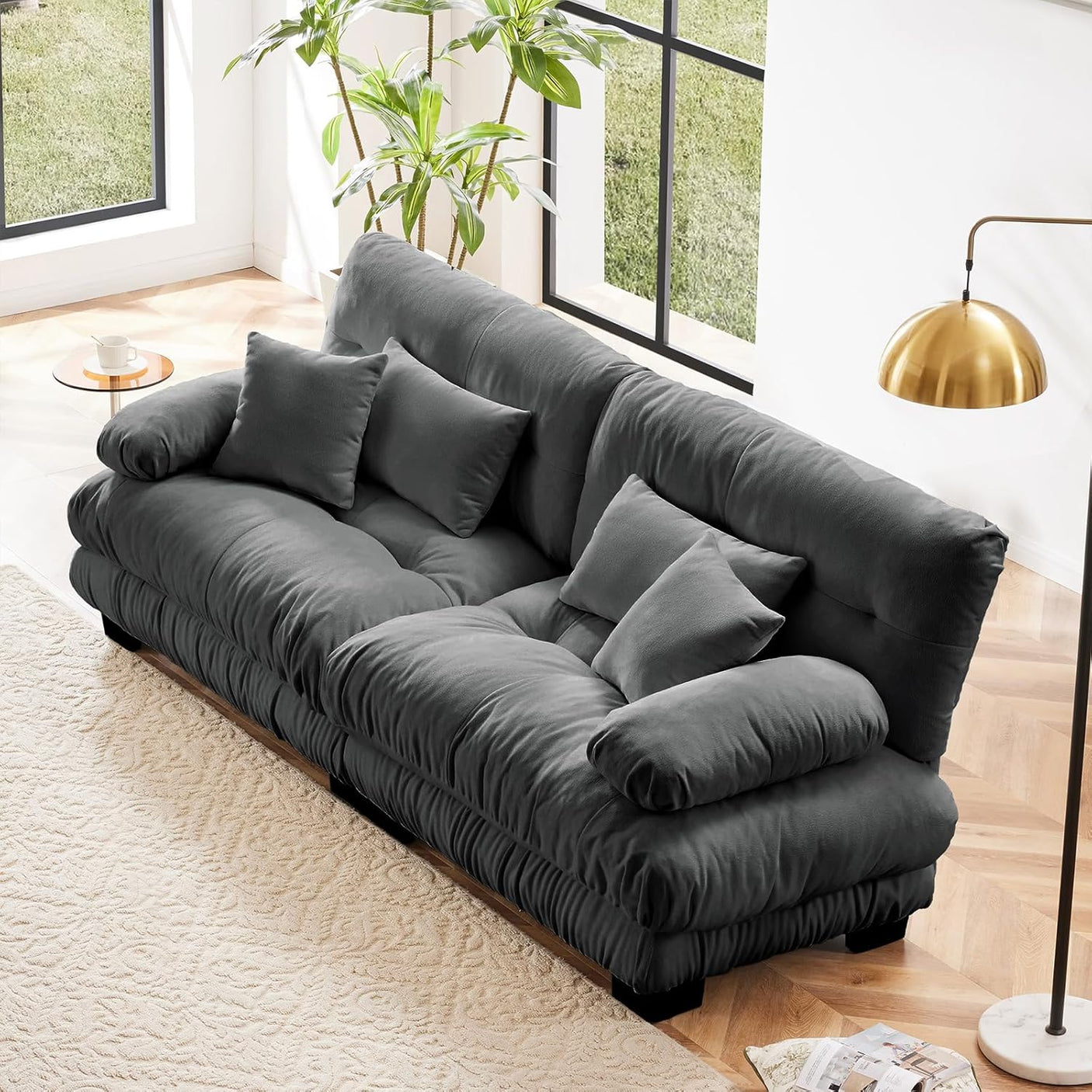 Cloud Sofa - Modular Sectional Couch with Plush Velvet & Deep Seats