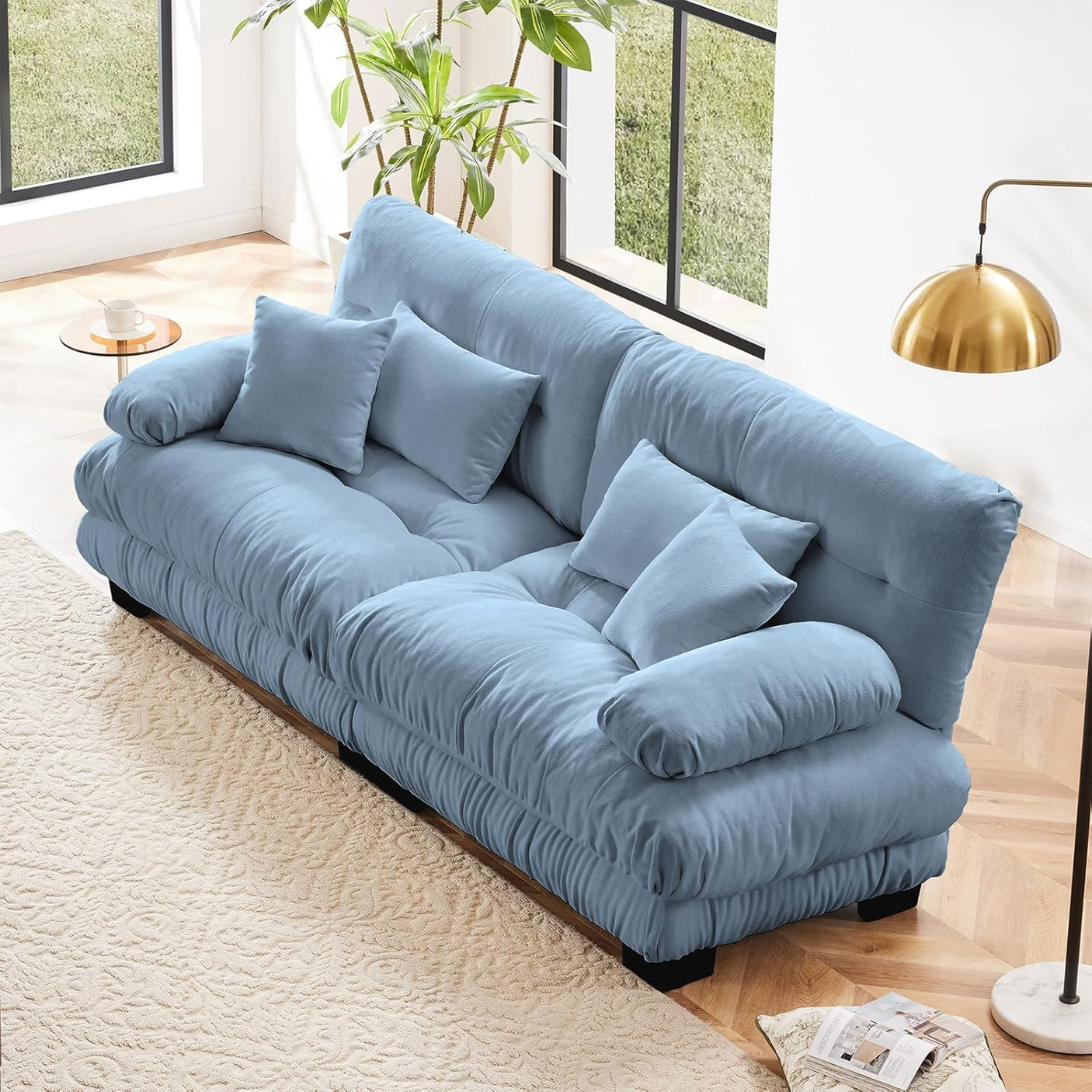 Cloud Sofa - Modular Sectional Couch with Plush Velvet & Deep Seats