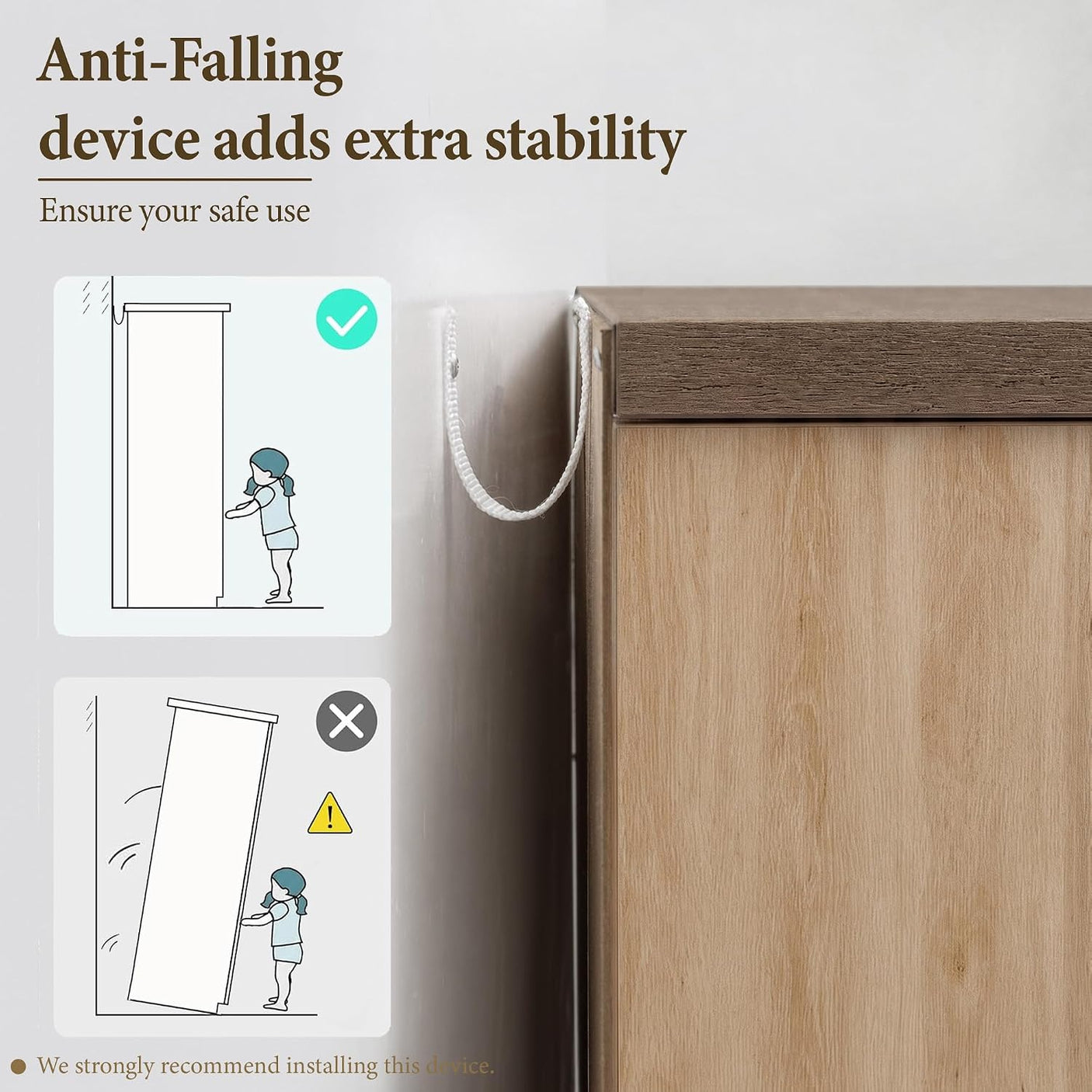 YECHEN 71" Modern Armoire Wardrobe: All-in-One Storage with 2 Drawers & Adjustable Shelves