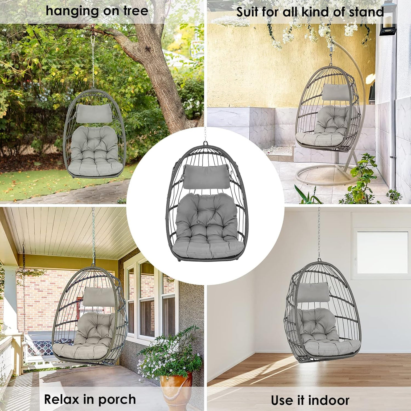 Hanging Egg Chair Outdoor Without Stand Indoor