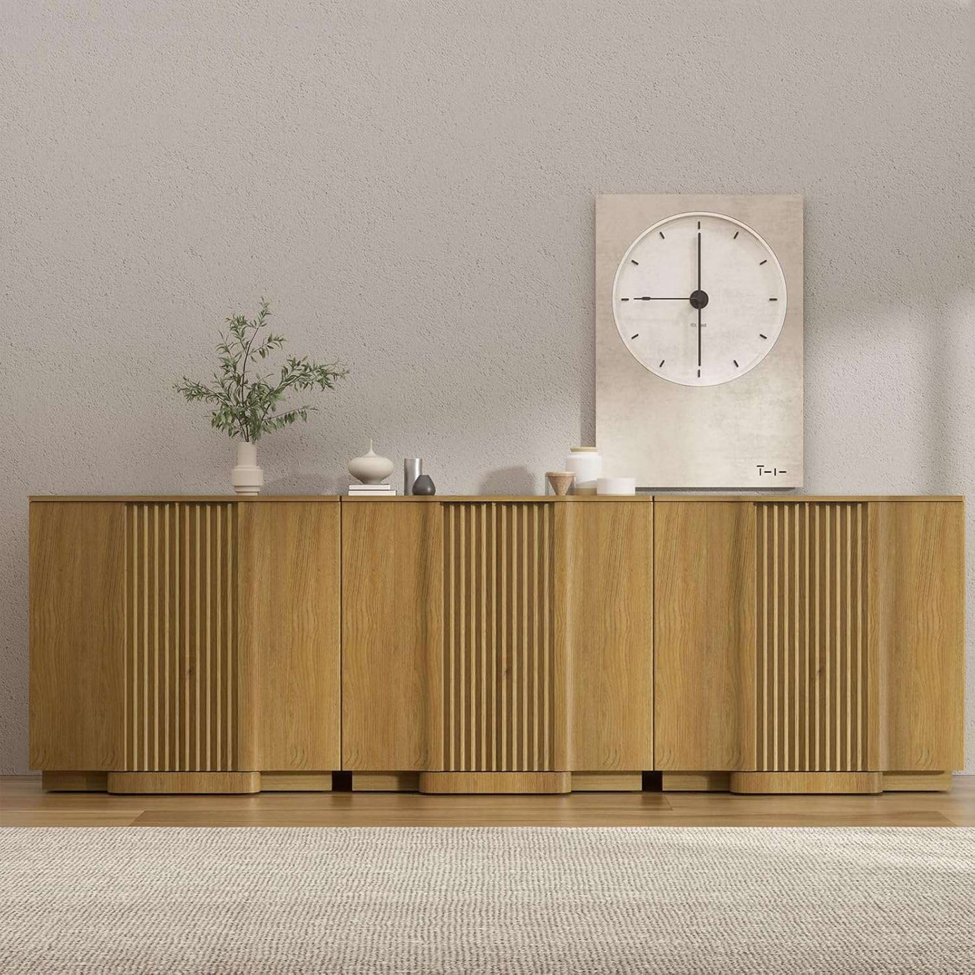 31.5" Modern Buffet Cabinet With Storage