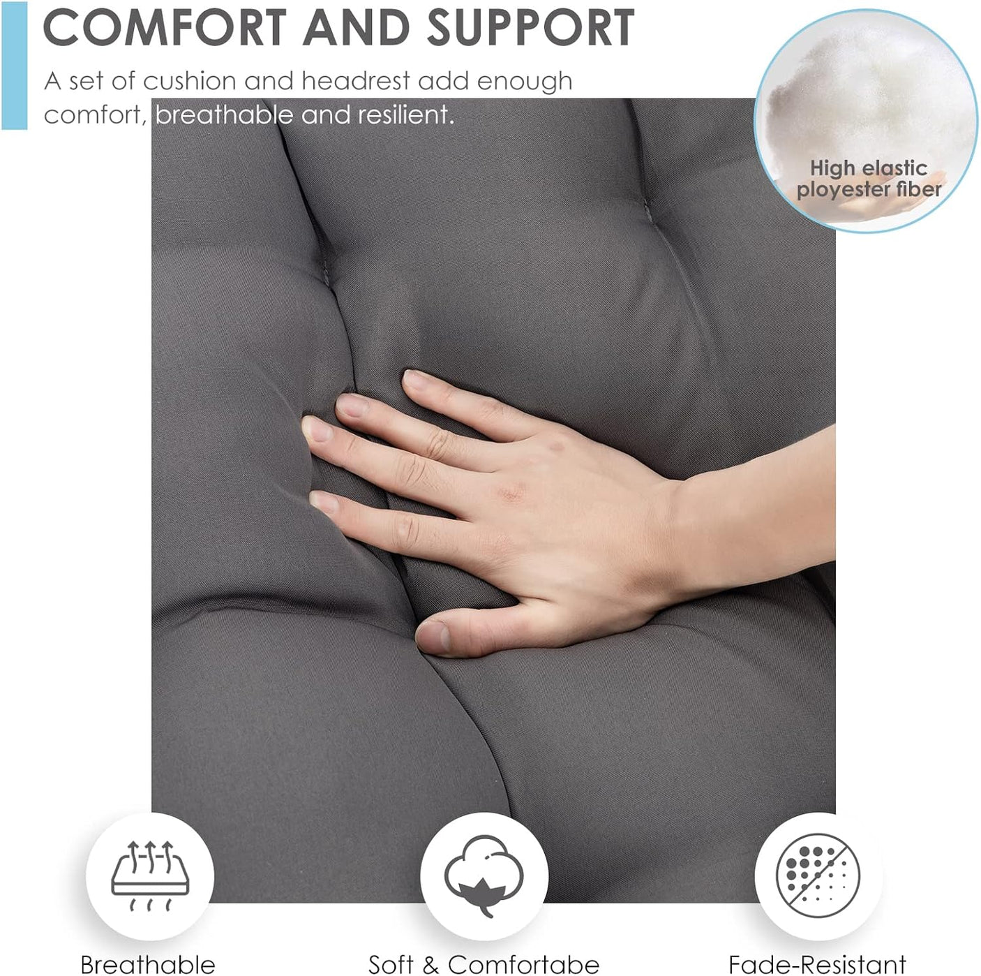 Outdoor Hammock Egg Hanging Chair with Cushion