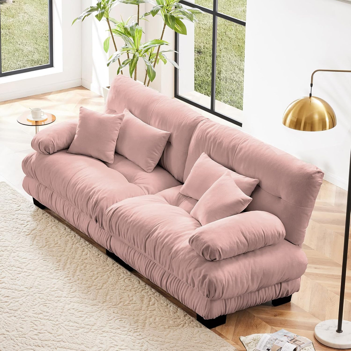 Cloud Sofa - Modular Sectional Couch with Plush Velvet & Deep Seats