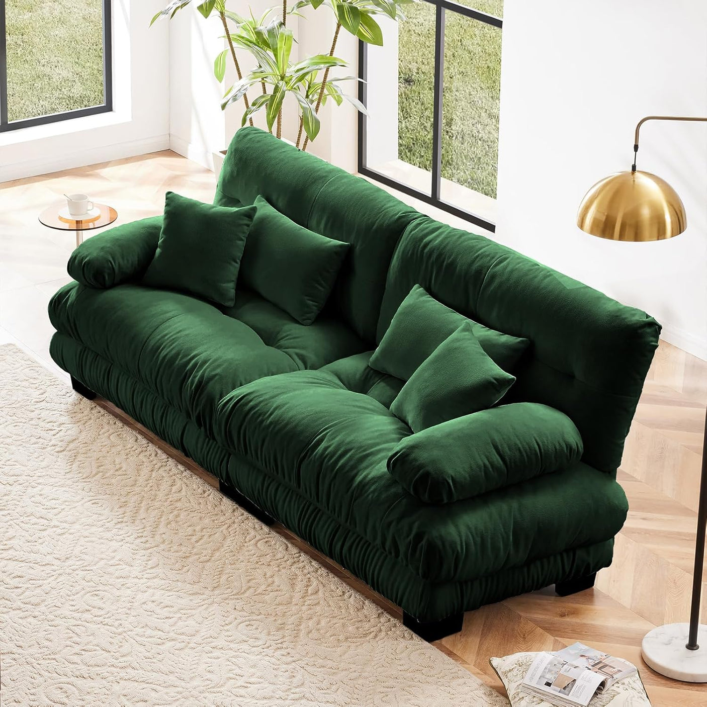 Cloud Sofa - Modular Sectional Couch with Plush Velvet & Deep Seats