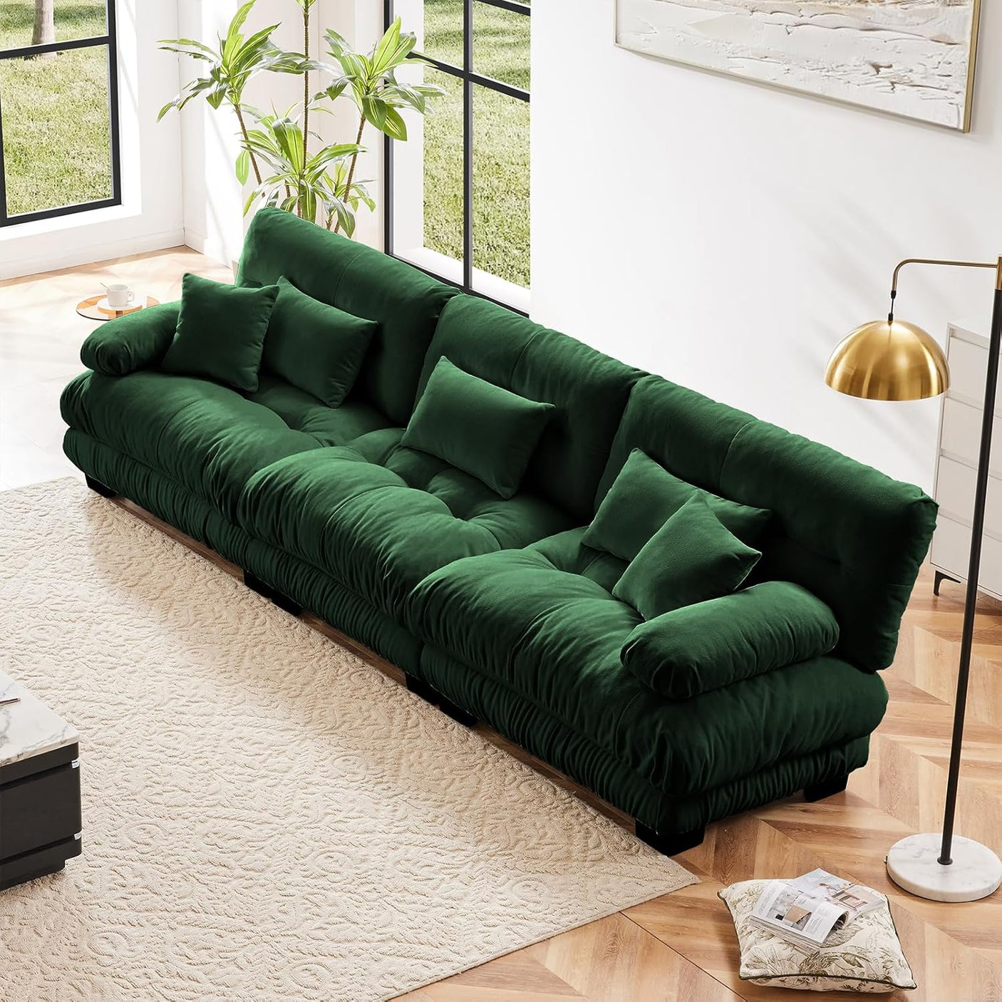 Cloud Sofa - Modular Sectional Couch with Plush Velvet & Deep Seats