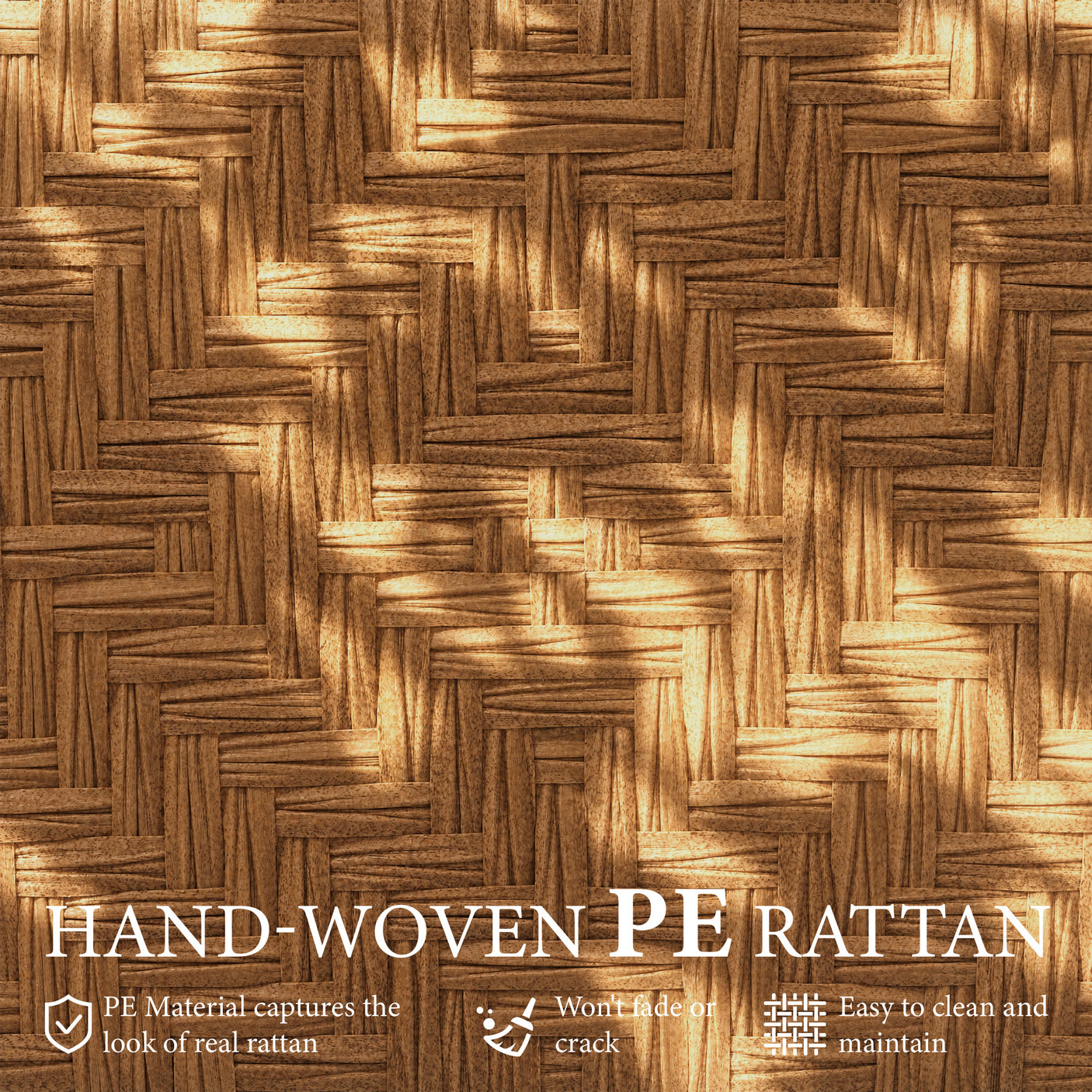 Yechen Rattan Bed Frame | Boho Tall Headboard with Solid Wood Legs