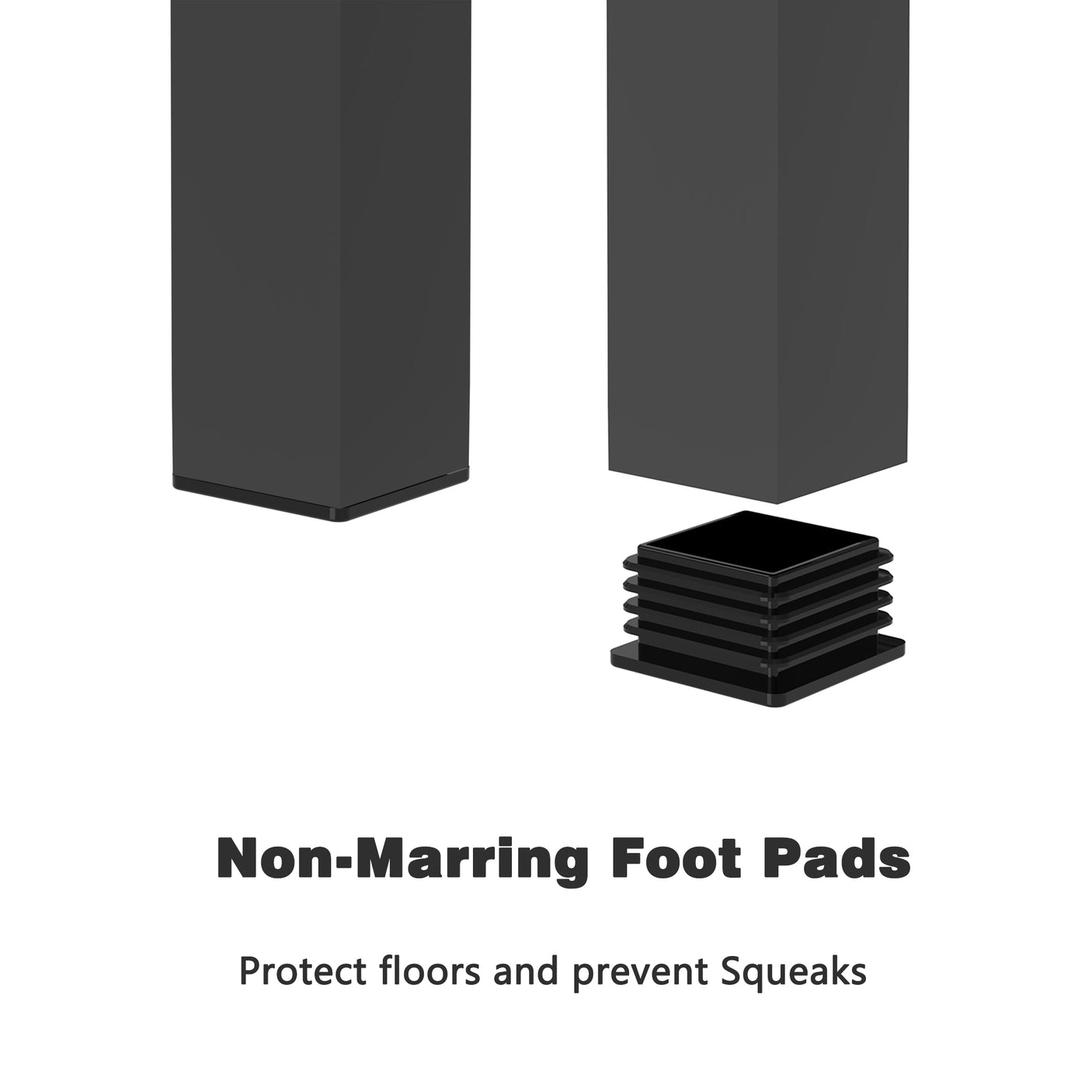 Sturdy Twin over Twin Bunk Bed Metal Black for Kids and Adult