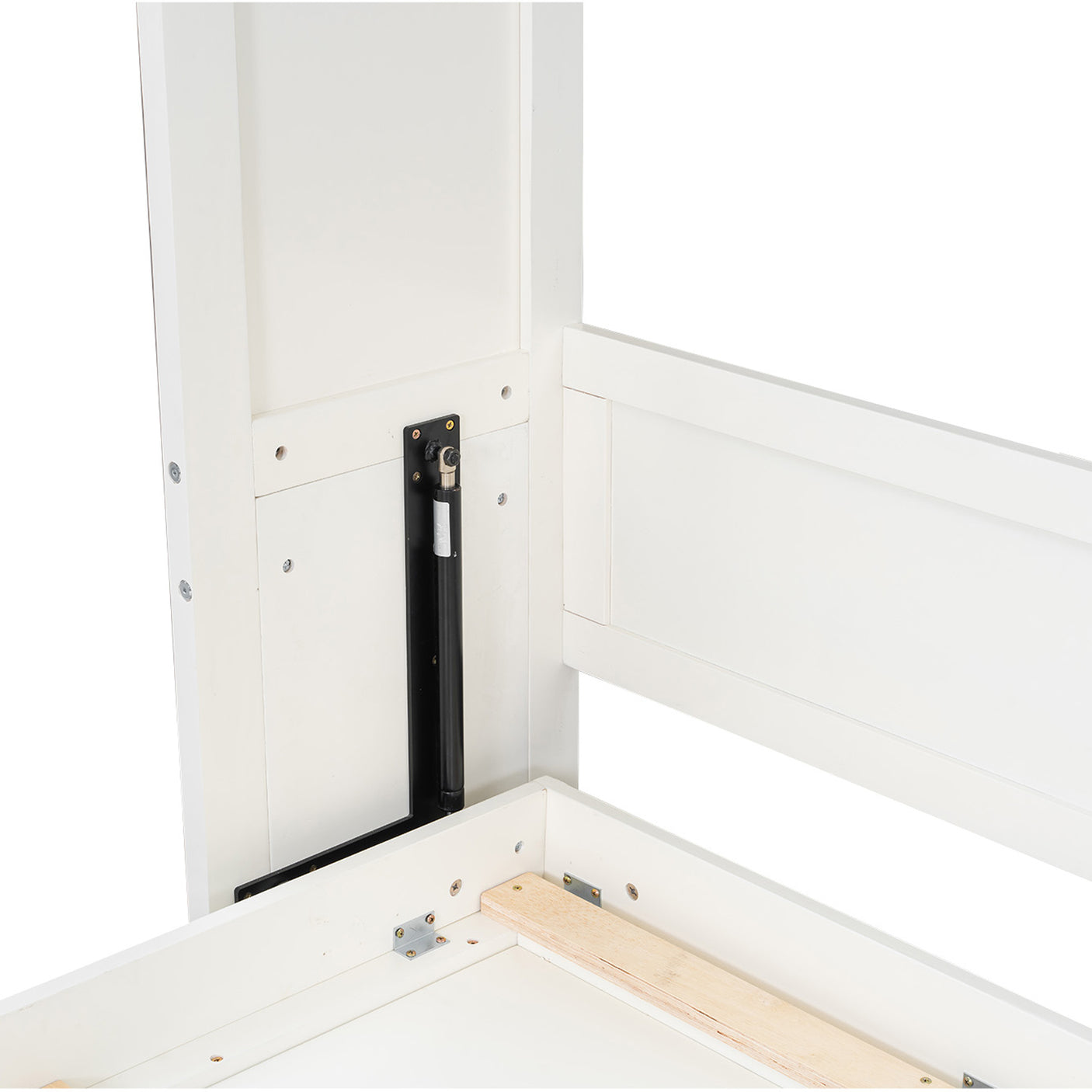 Modern Full Size Murphy Bed with 2 Drawers