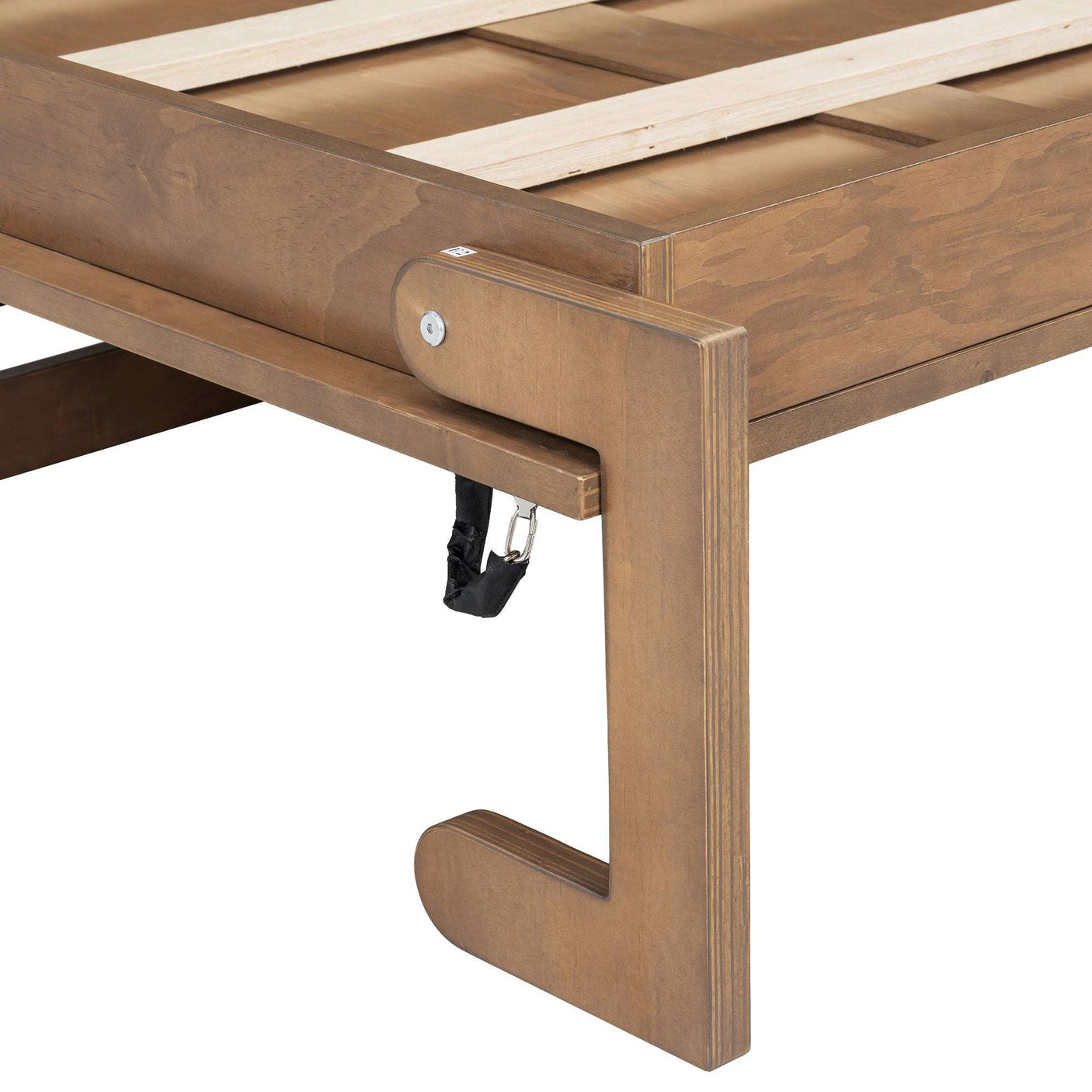 Twin Size Murphy Bed with Charging Station and Drawer