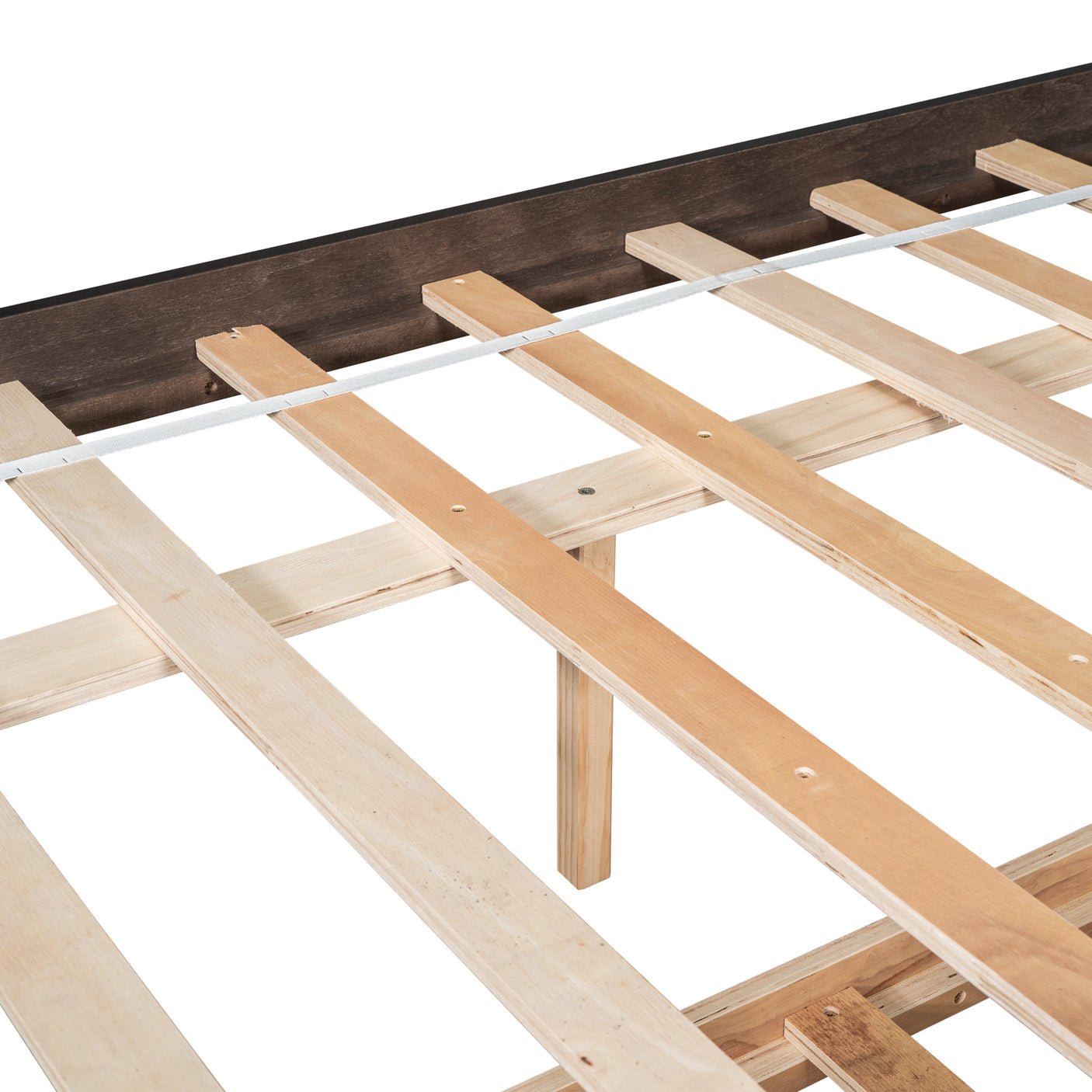 Twin Size Trundle Bed with Bookcase for Kids