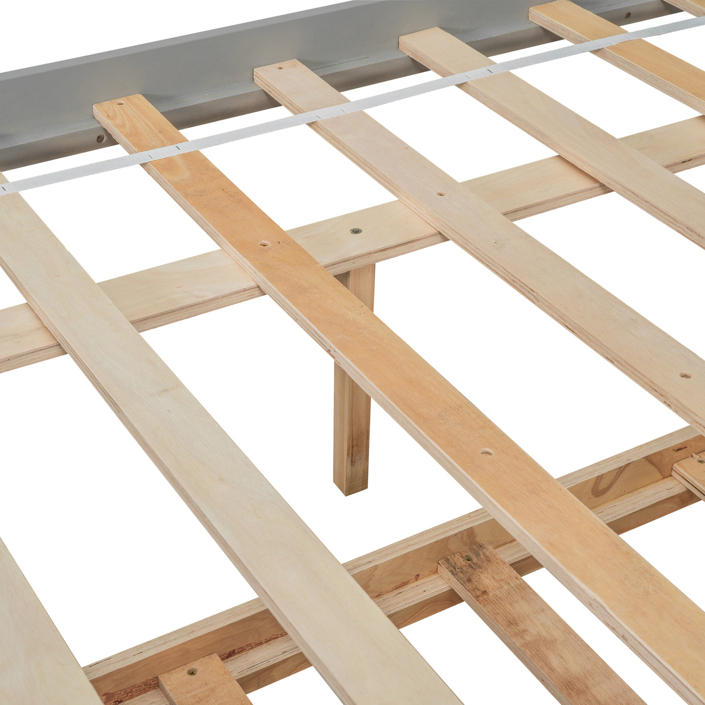 Twin Size Trundle Bed with Bookcase for Kids