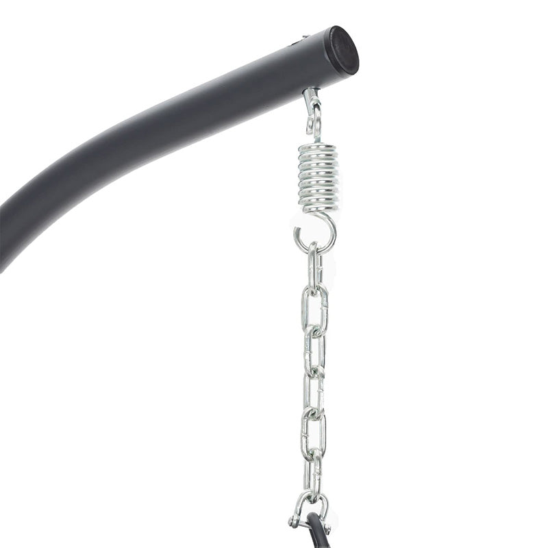 Luxurious Outdoor Egg Hanging Chair with Stand - All-Weather Rattan Swing for Patio & Bedroom