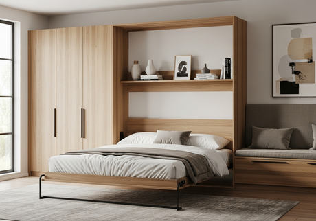 15 Aesthetic Touches That Elevate a Horizontal Murphy Bed