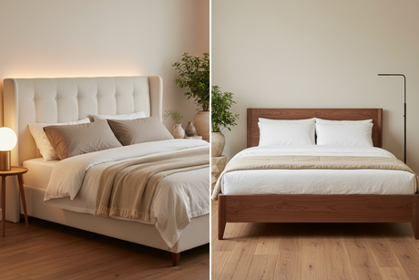 6 Beds for Hot Sleepers: Soft Upholstery vs Open Wood | Yechen
