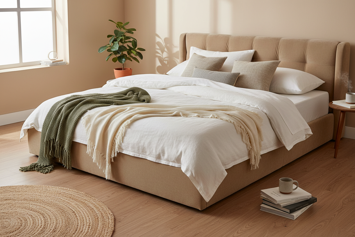8 Upholstered Platform Beds Under $350 Worth Buying | Yechen